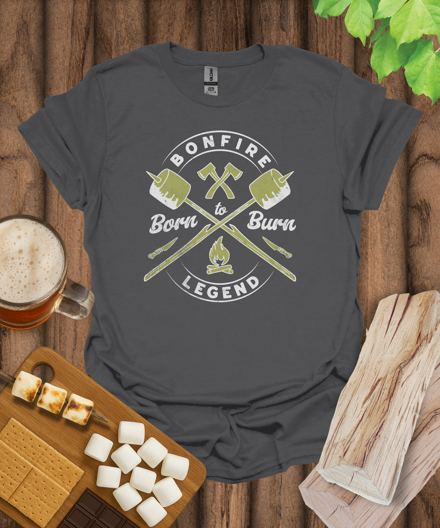 Bonfire Legend Born to Burn T-Shirt