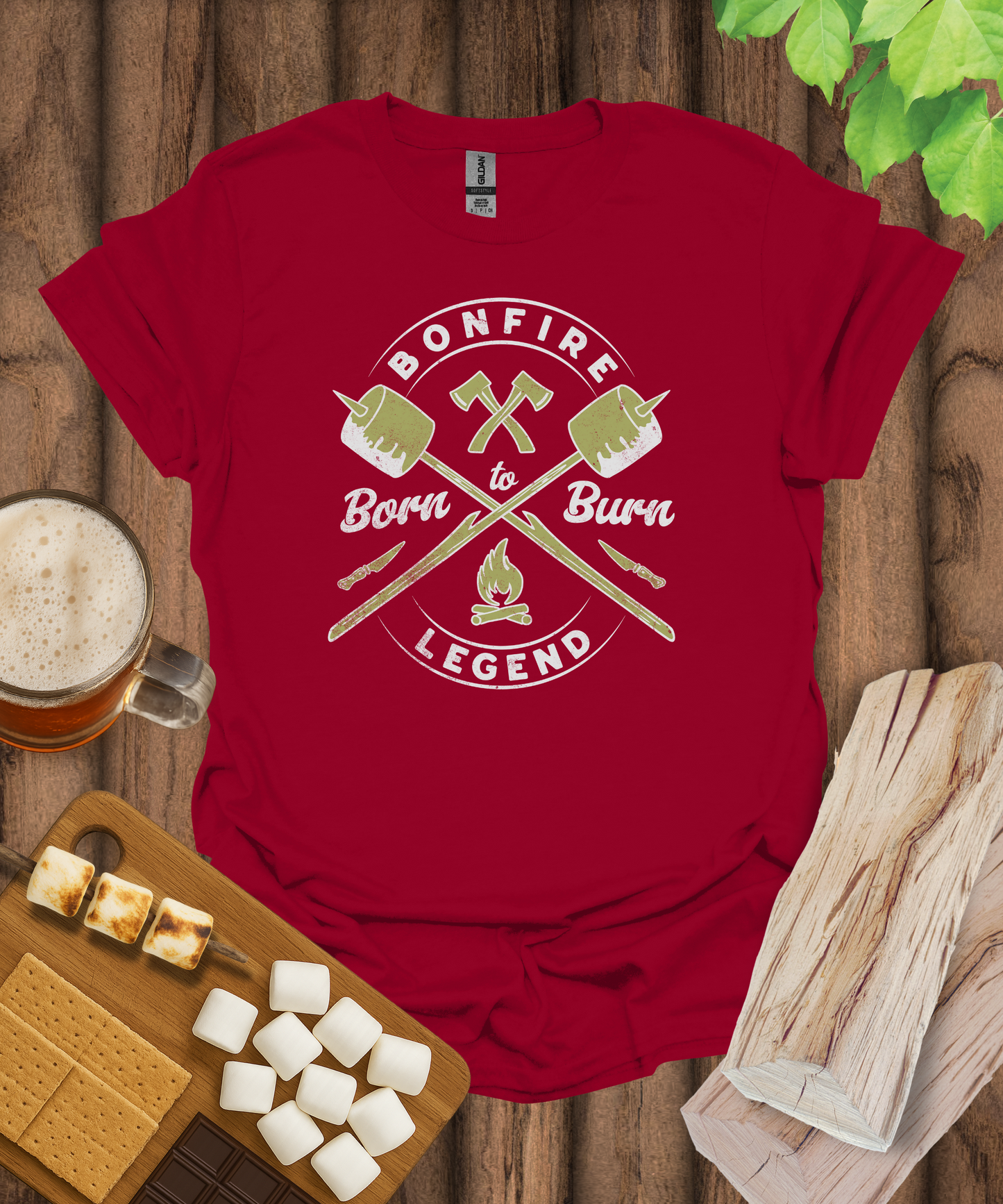 Bonfire Legend Born to Burn T-Shirt