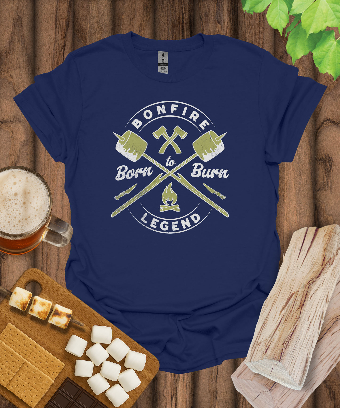 Bonfire Legend Born to Burn T-Shirt