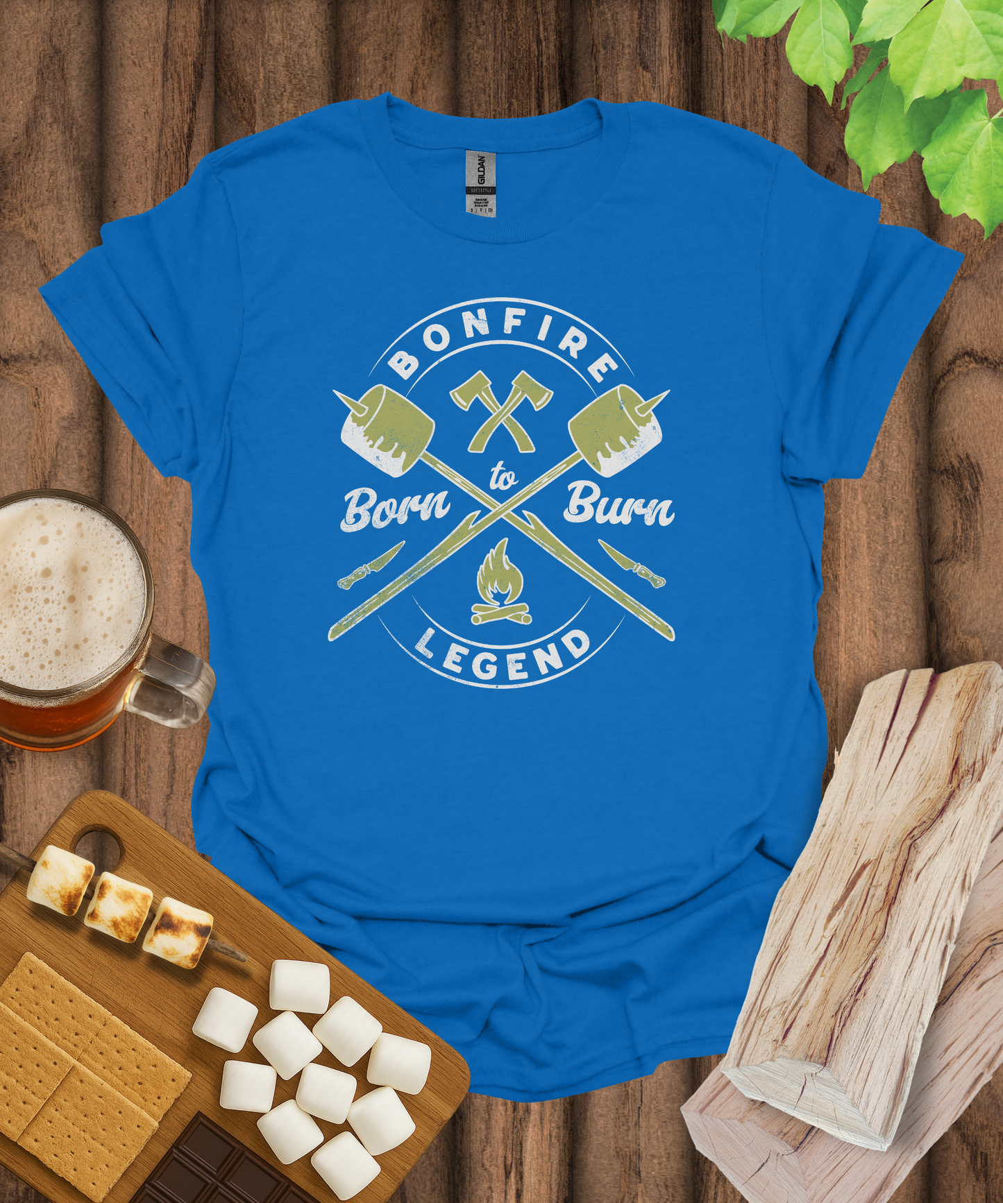 Bonfire Legend Born to Burn T-Shirt