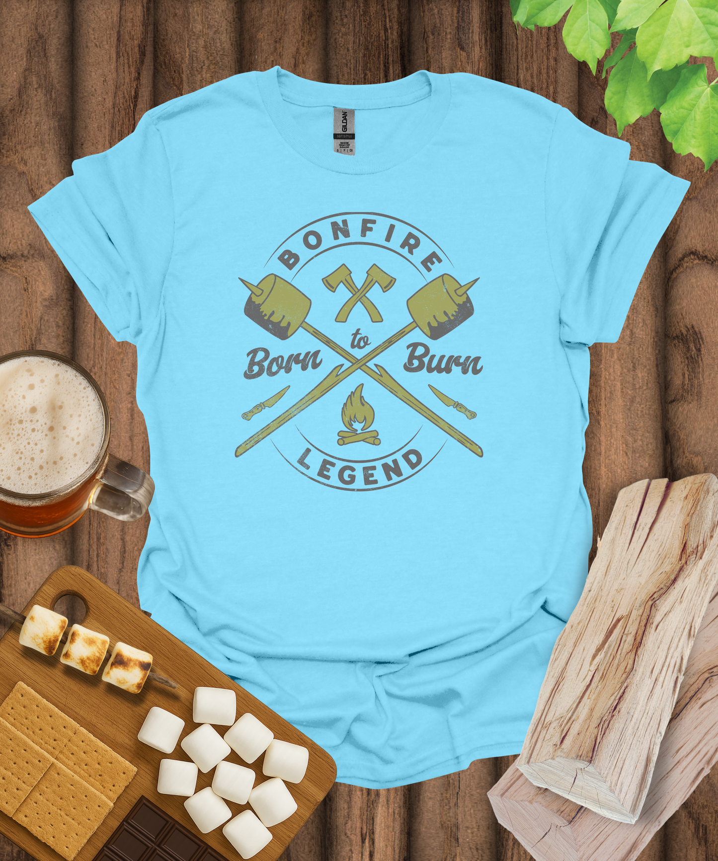 Bonfire Legend Born to Burn T-Shirt