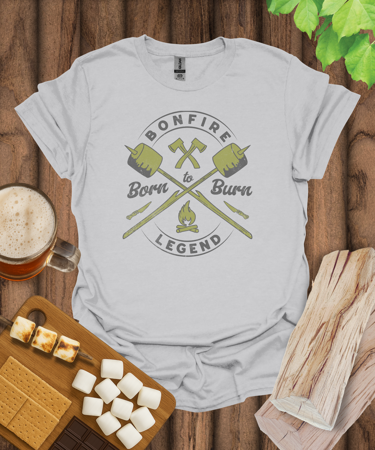 Bonfire Legend Born to Burn T-Shirt