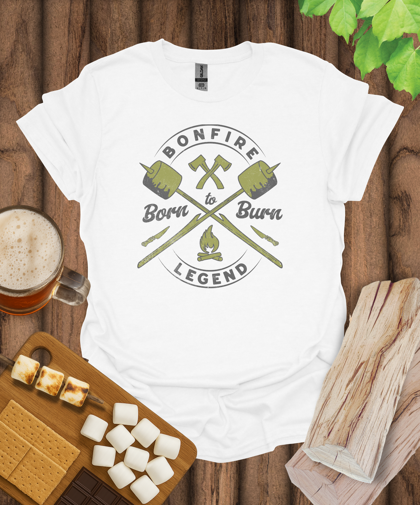 Bonfire Legend Born to Burn T-Shirt