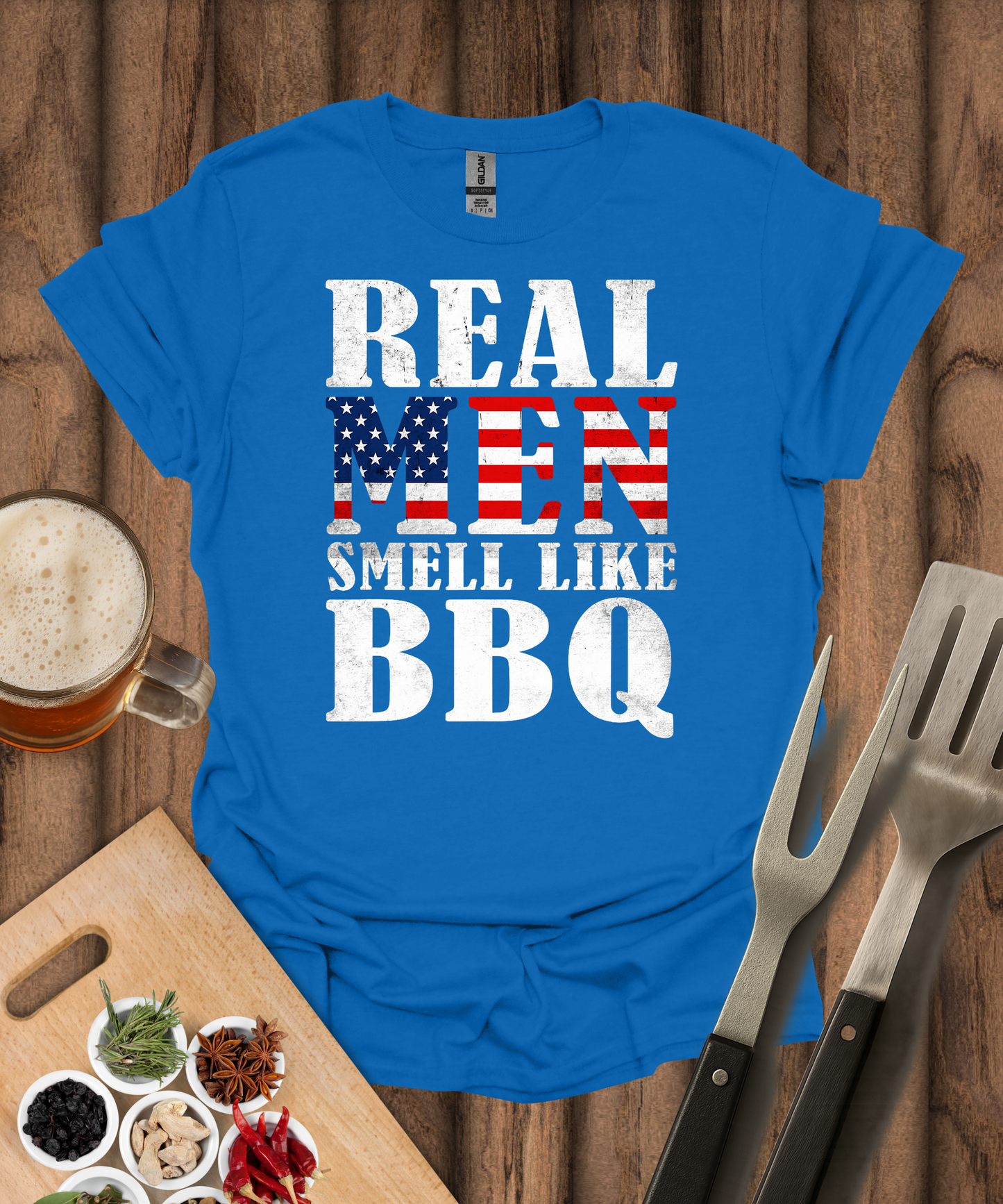 Real Men Smell Like BBQ T-Shirt
