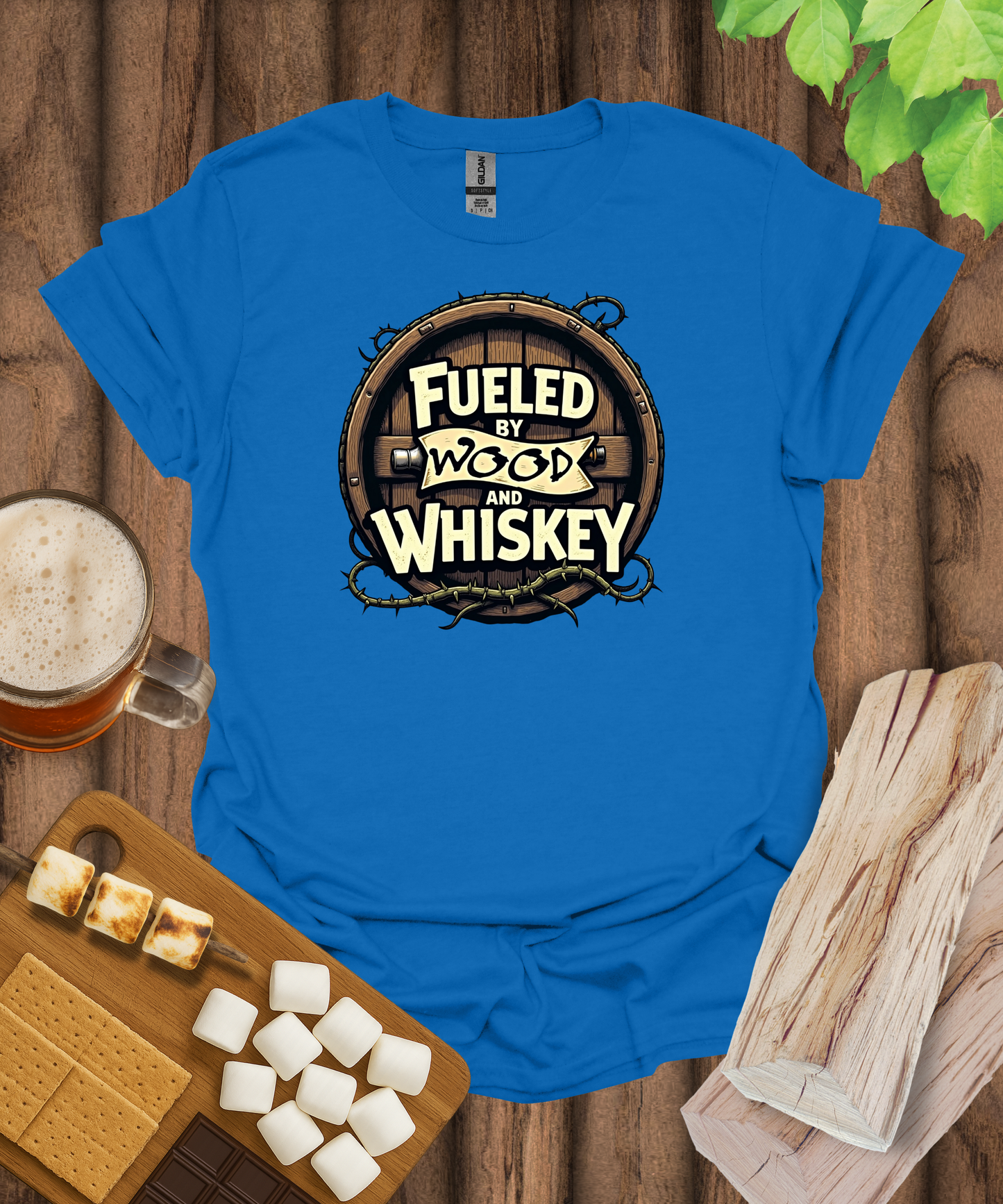 Fueled by Wood and Whiskey T-Shirt