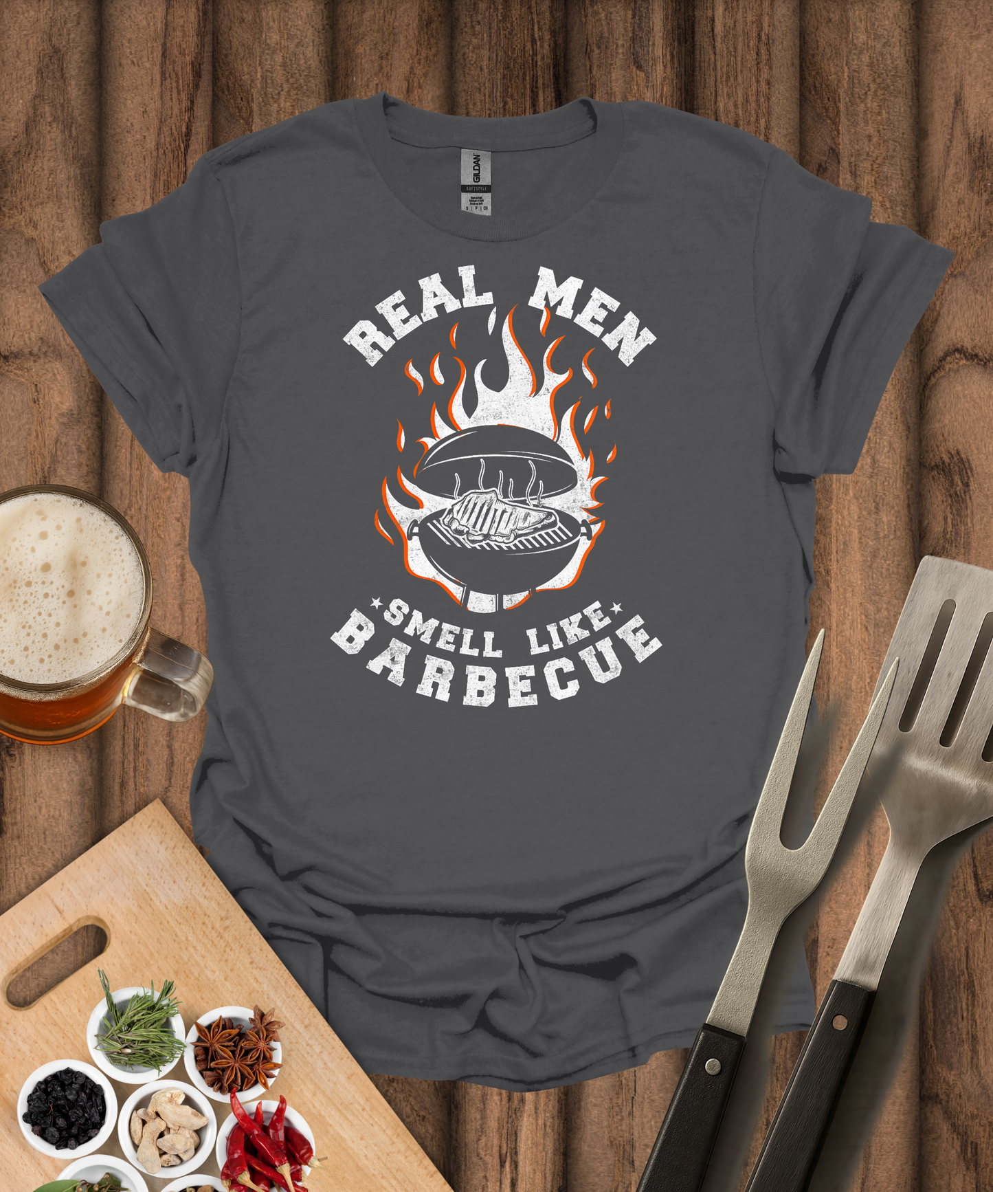 Real Men Smell Like BBQ 2 T-Shirt