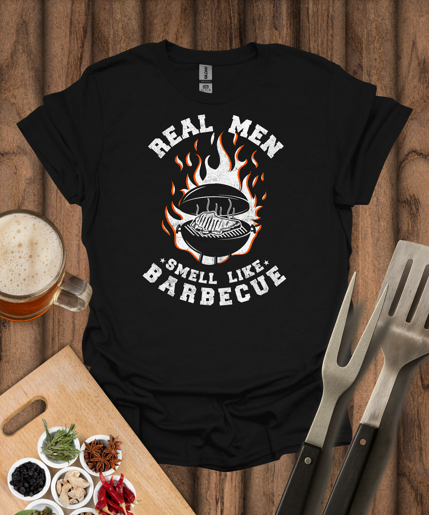 Real Men Smell Like BBQ 2 T-Shirt