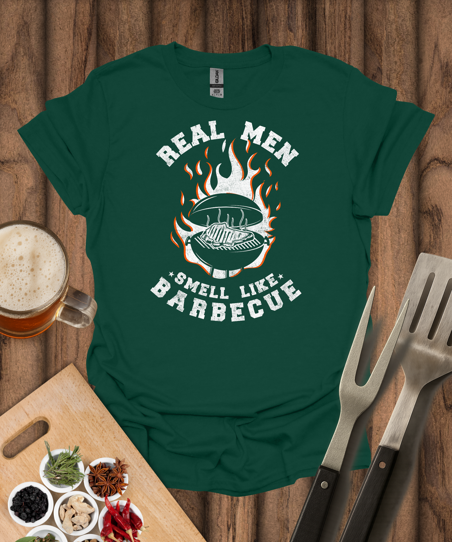 Real Men Smell Like BBQ 2 T-Shirt