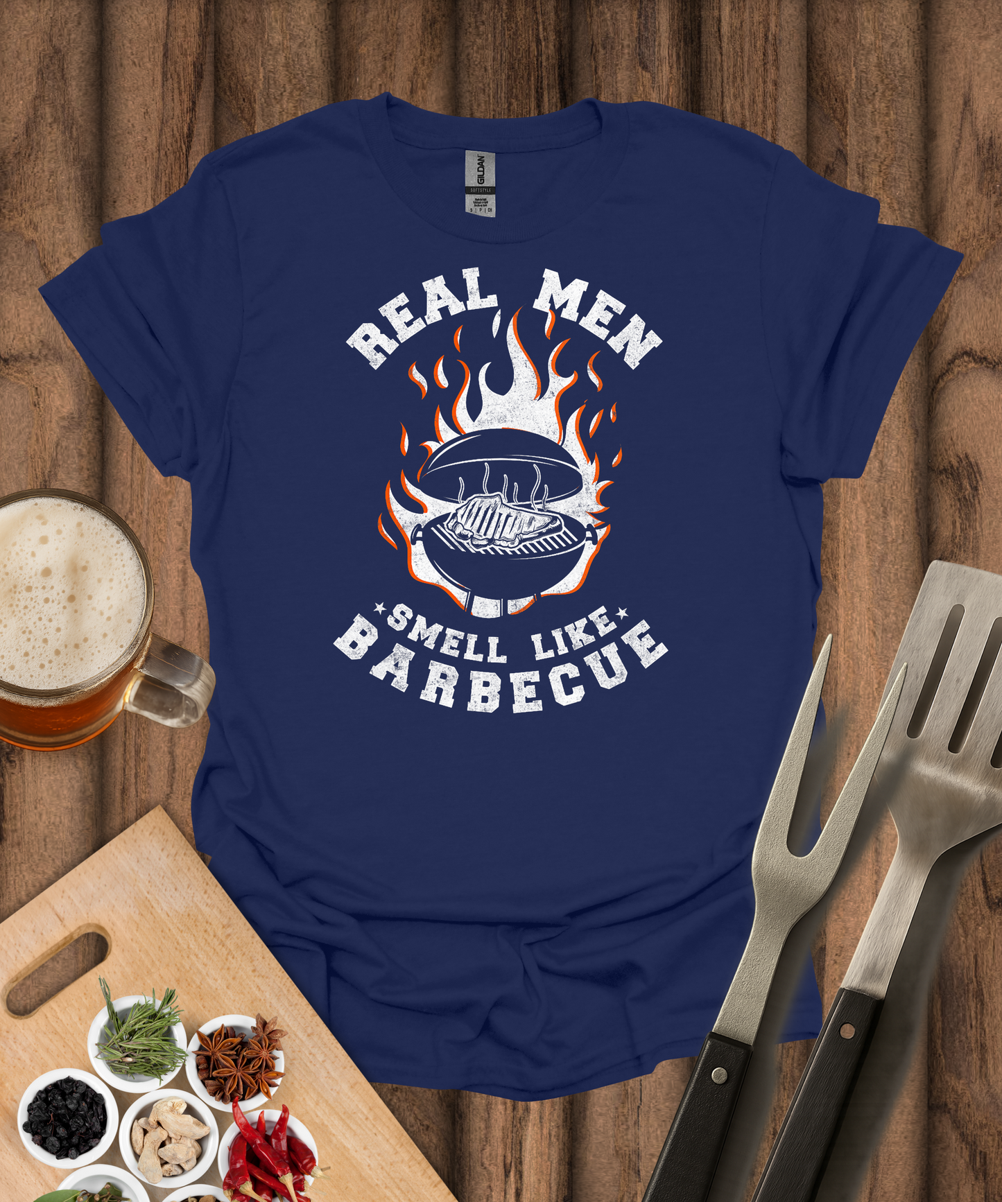 Real Men Smell Like BBQ 2 T-Shirt