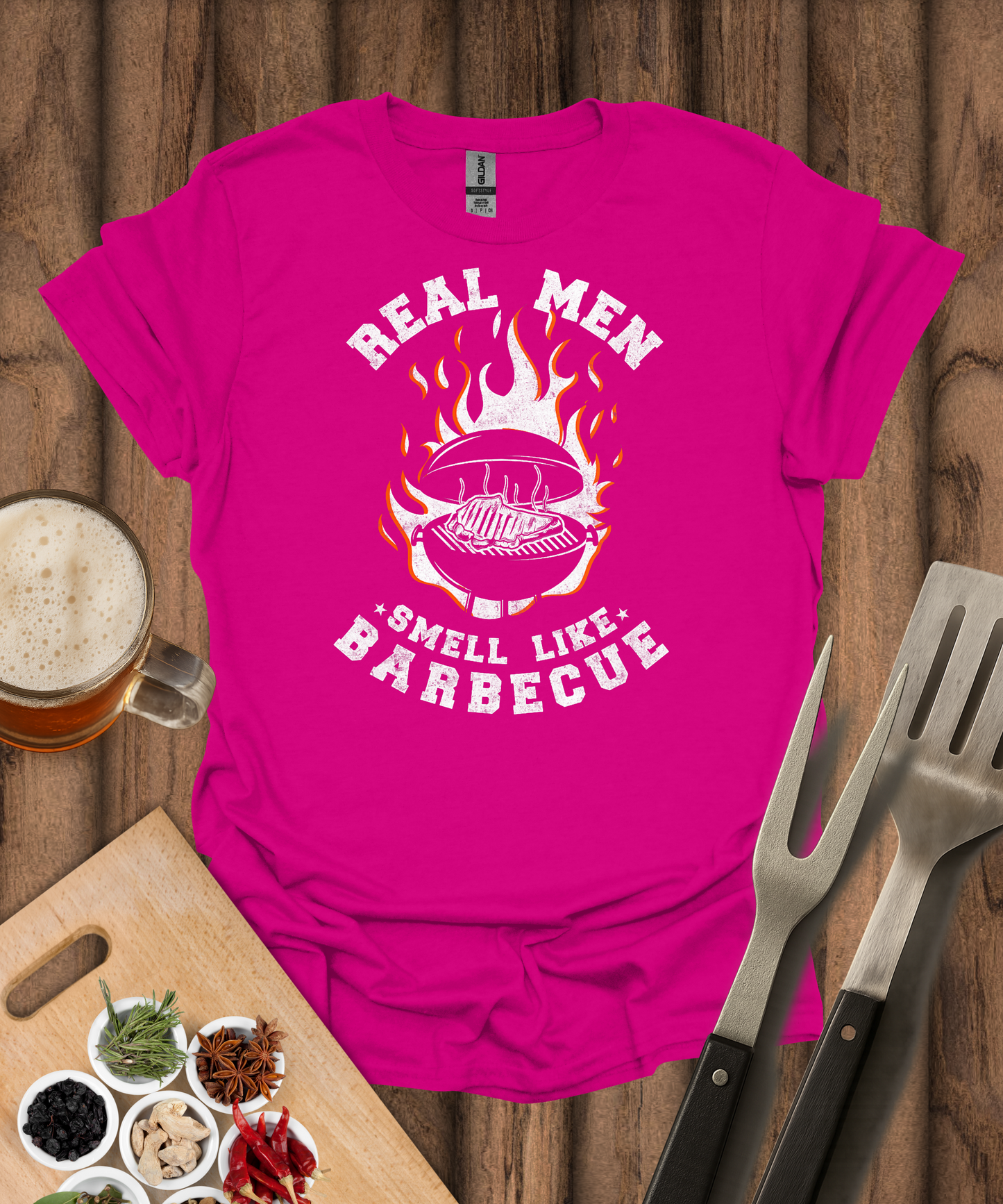 Real Men Smell Like BBQ 2 T-Shirt