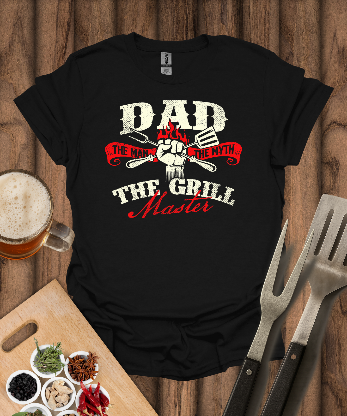 Dad The Man The Myth The Grill Master T-Shirt