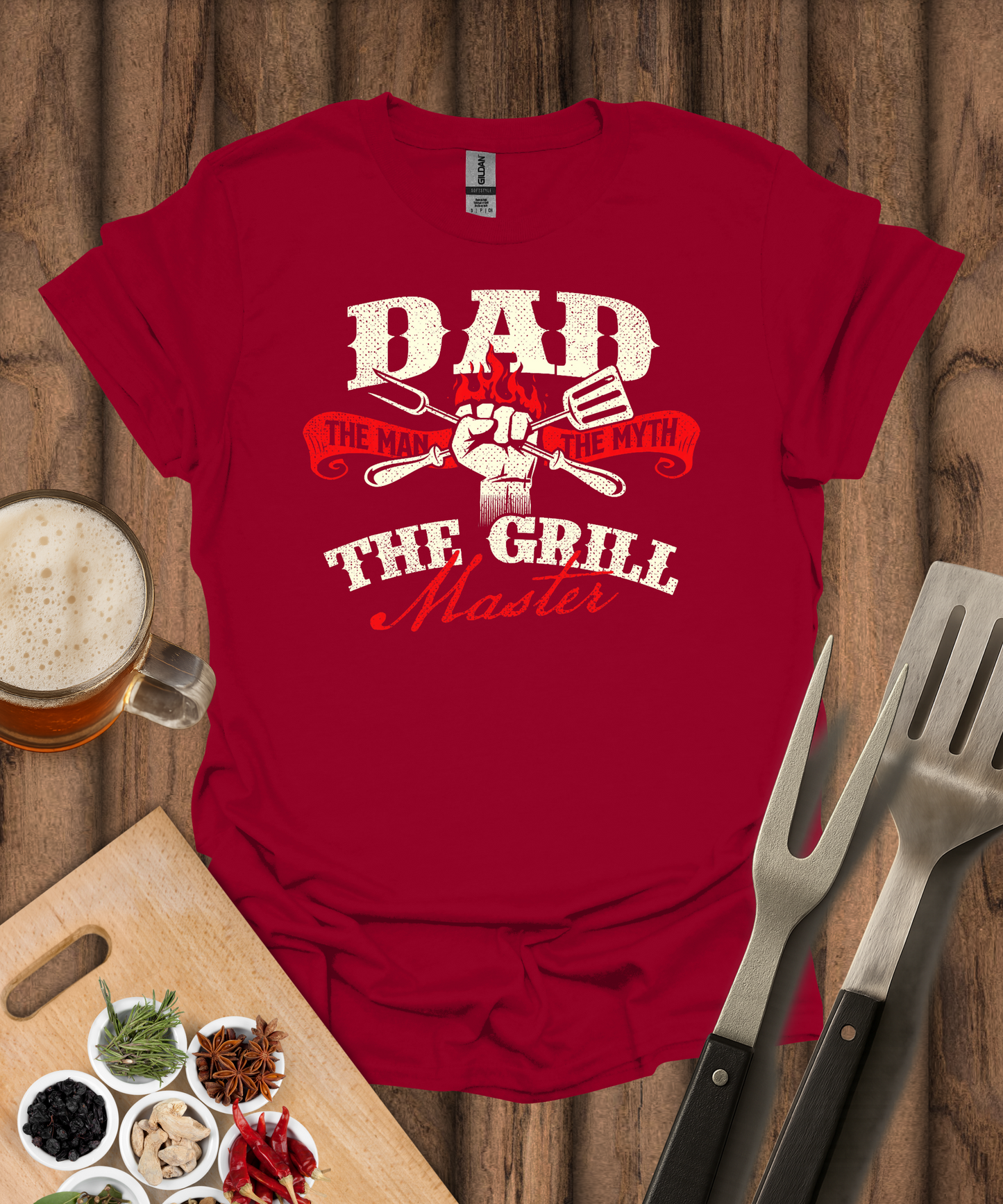 Dad The Man The Myth The Grill Master T-Shirt