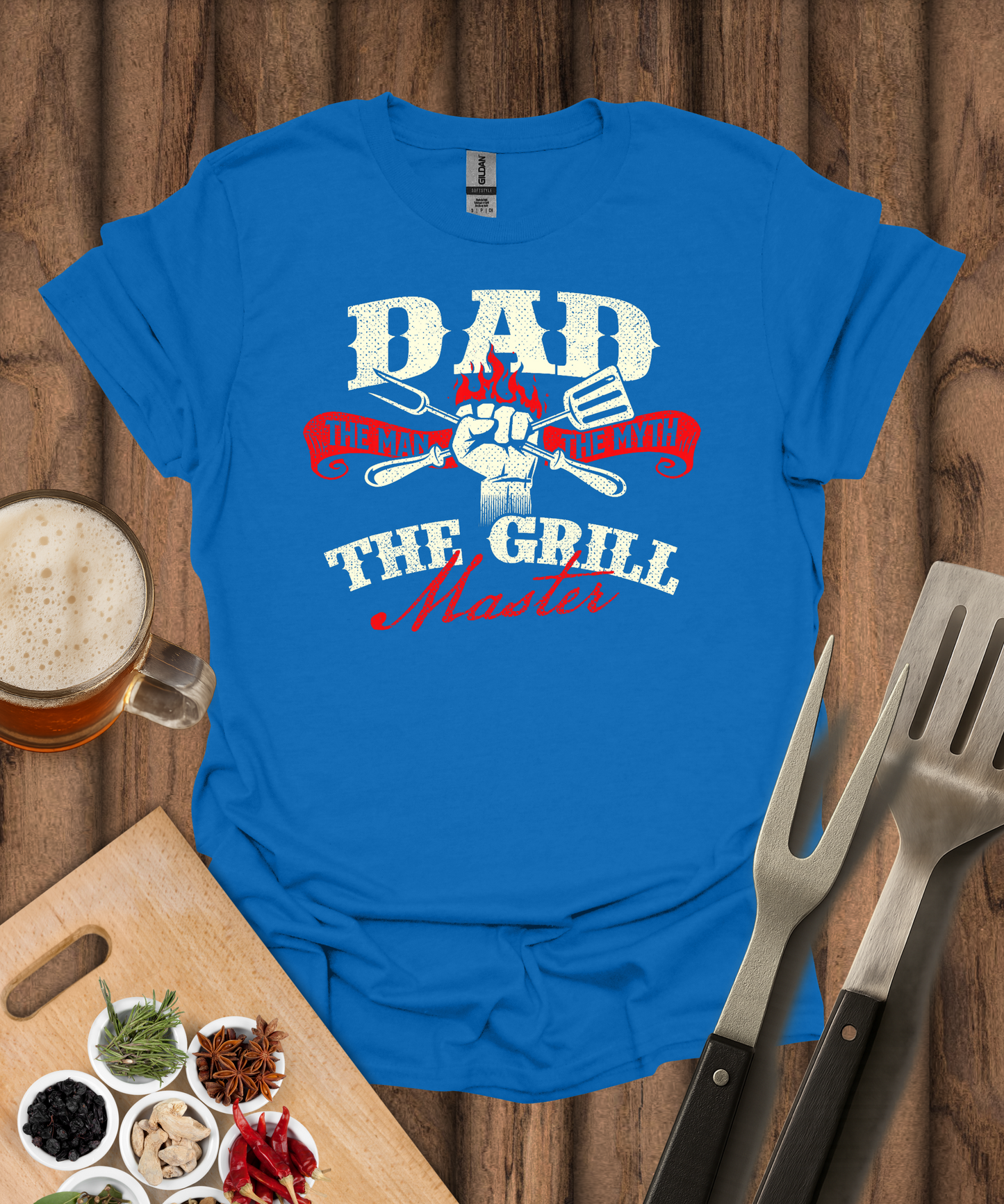 Dad The Man The Myth The Grill Master T-Shirt