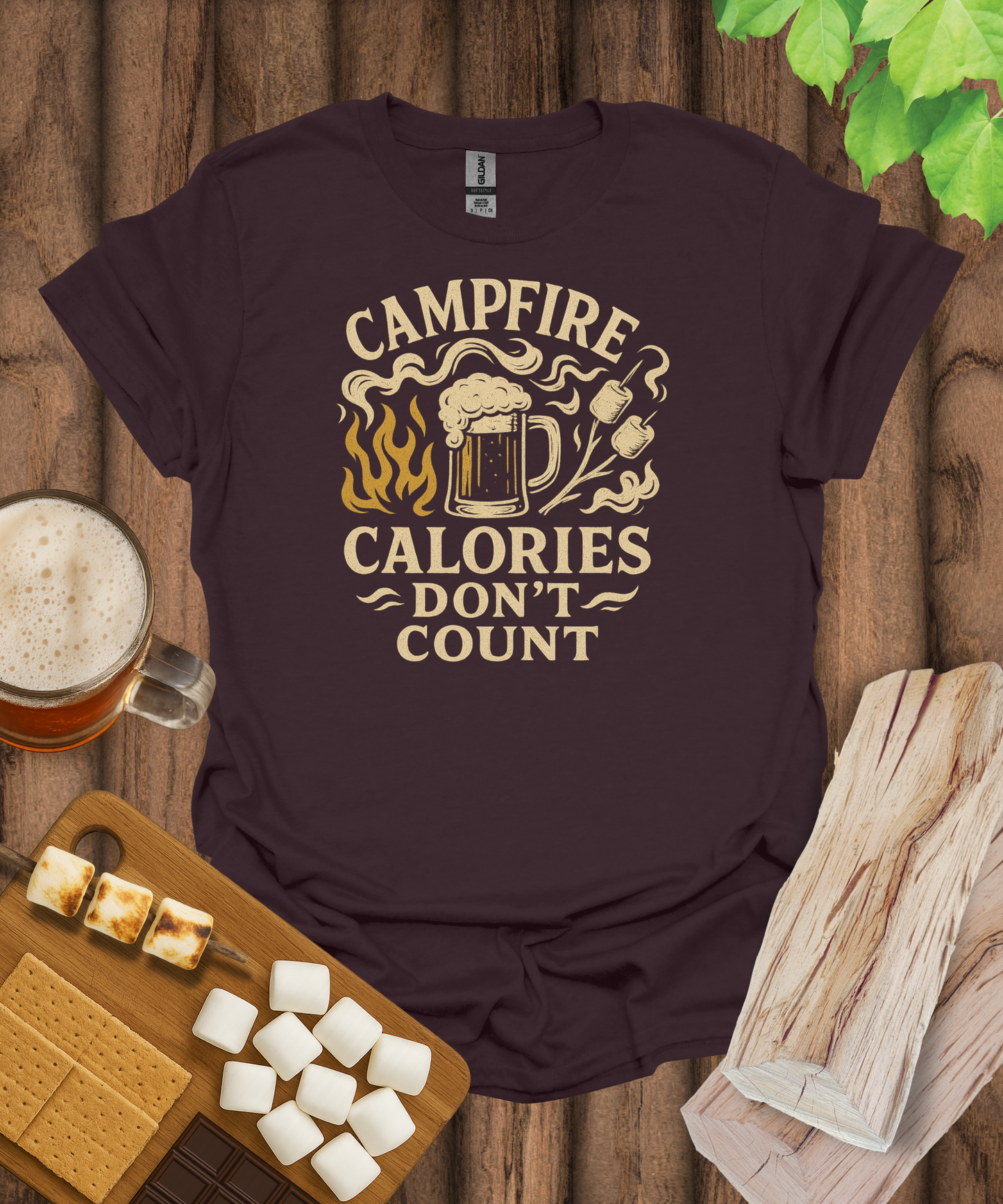 Campfire Calories Don't Count T-Shirt