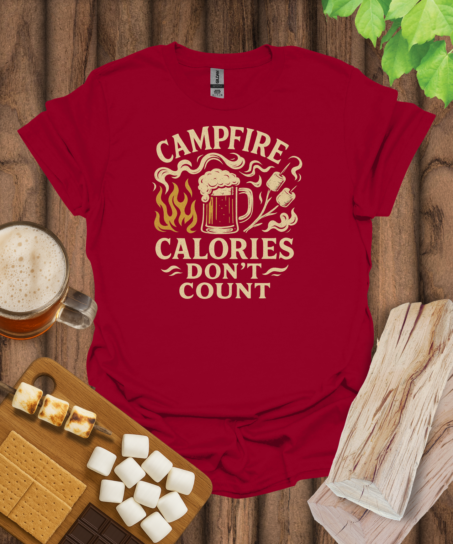 Campfire Calories Don't Count T-Shirt