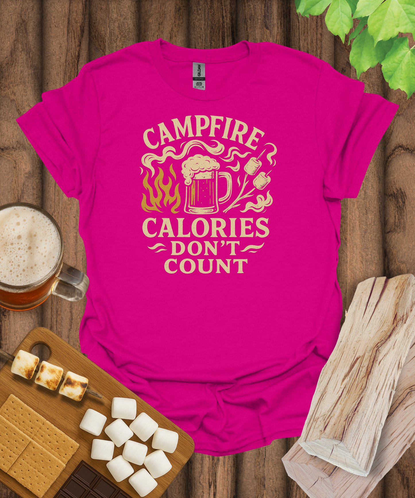 Campfire Calories Don't Count T-Shirt