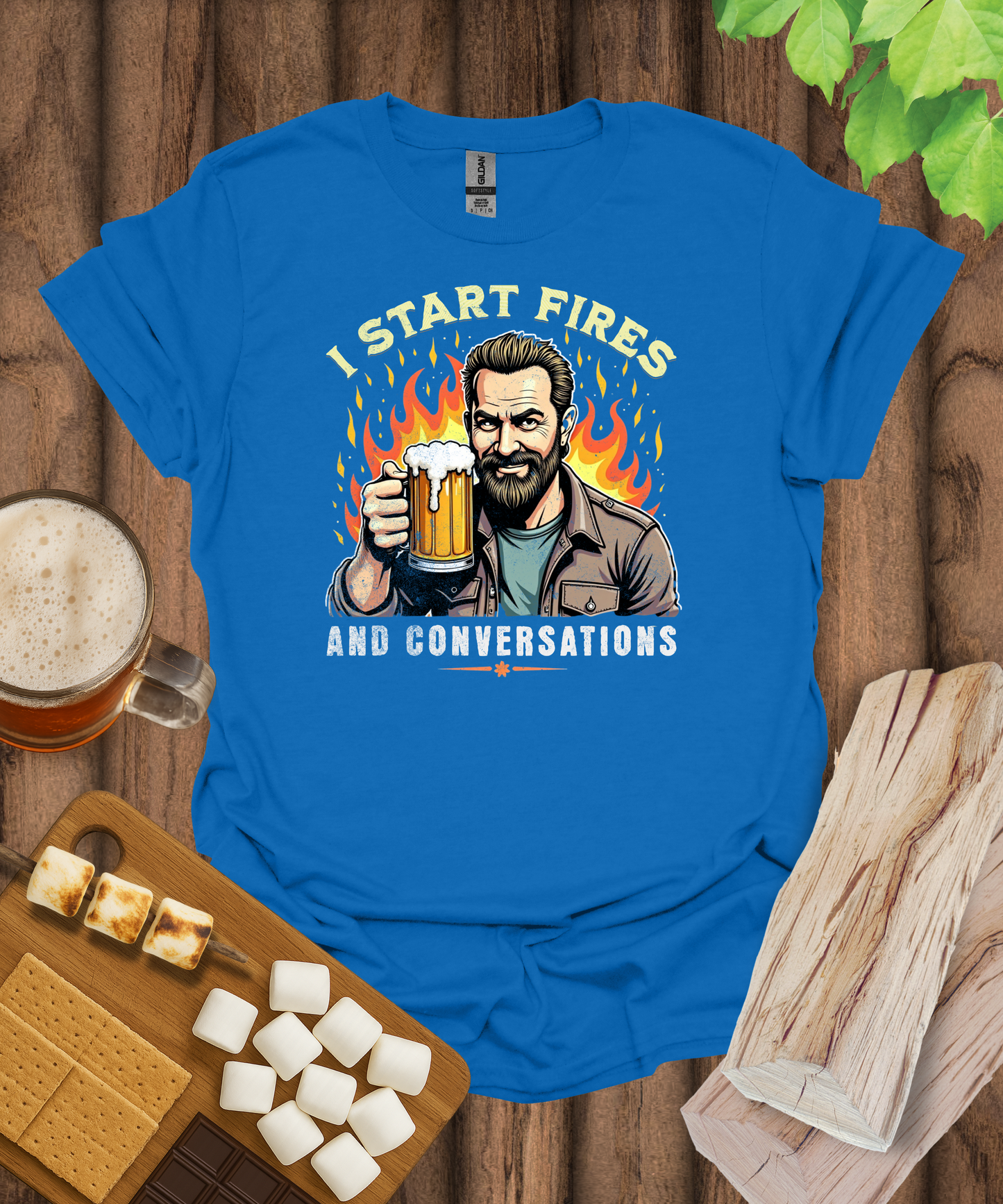 I Start Fires and Conversations T-Shirt