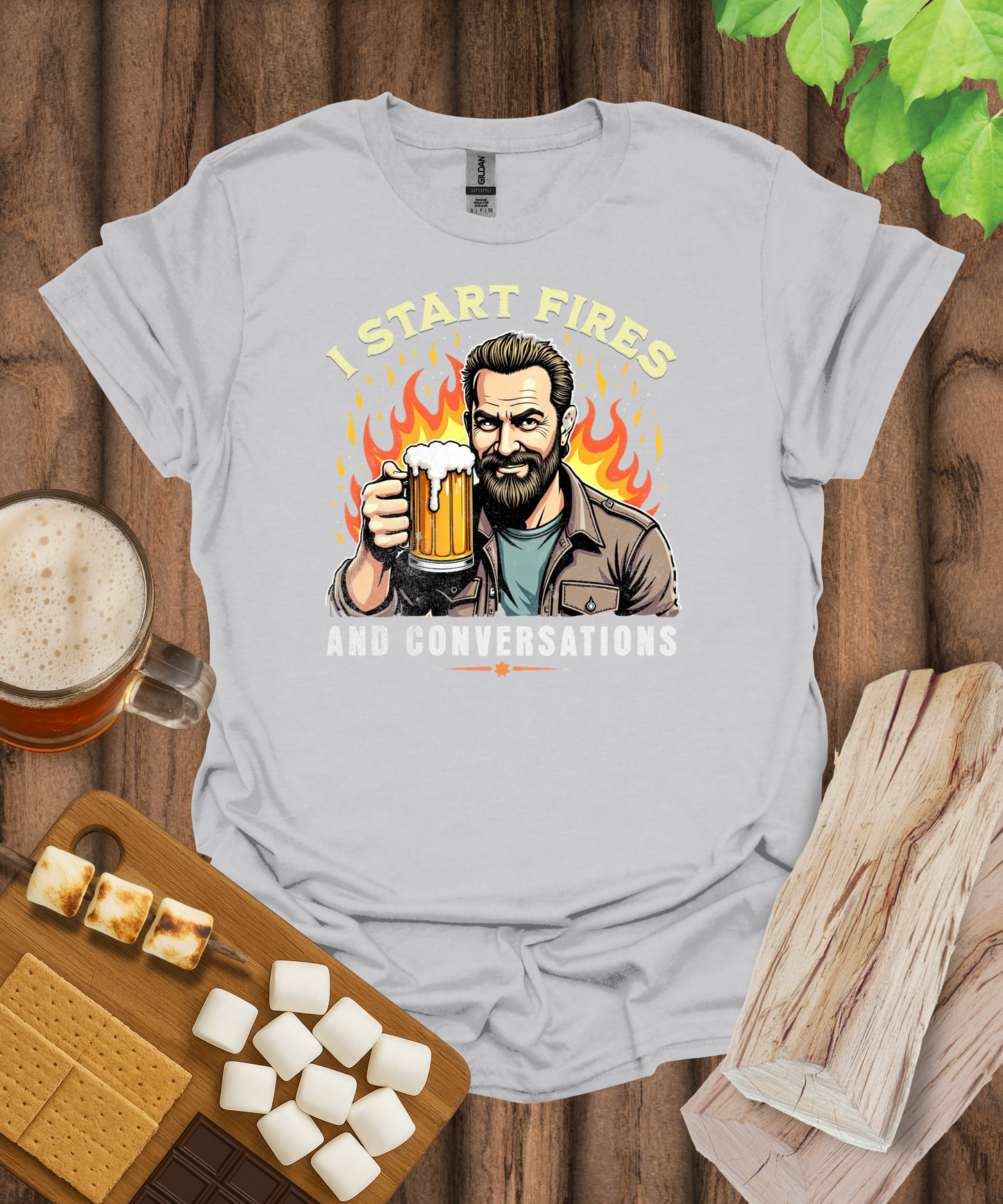 I Start Fires and Conversations T-Shirt