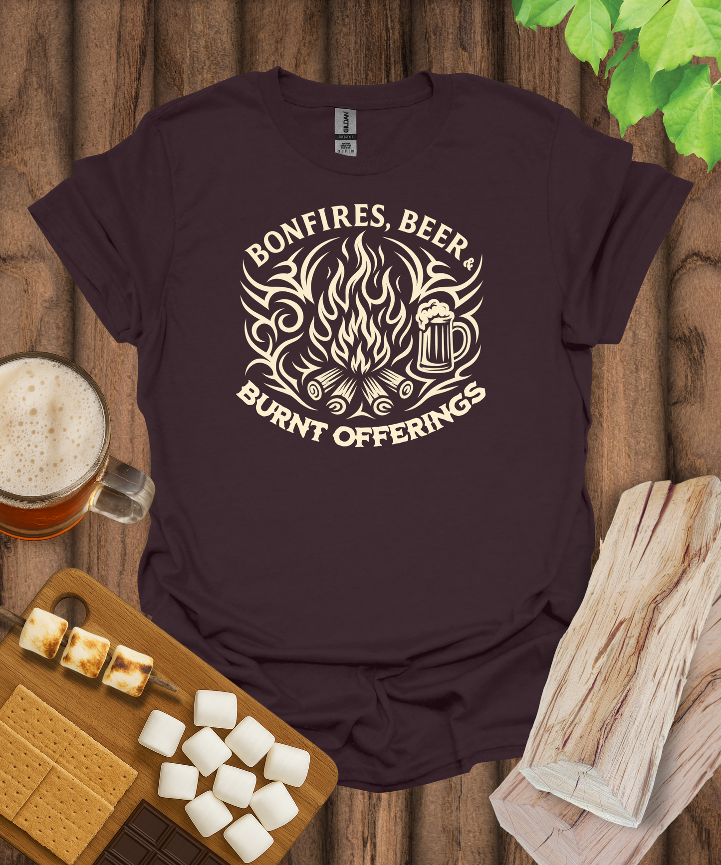 Bonfires, Beer & Burnt Offerings T-Shirt