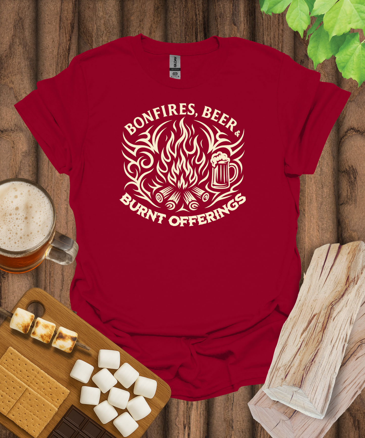 Bonfires, Beer & Burnt Offerings T-Shirt