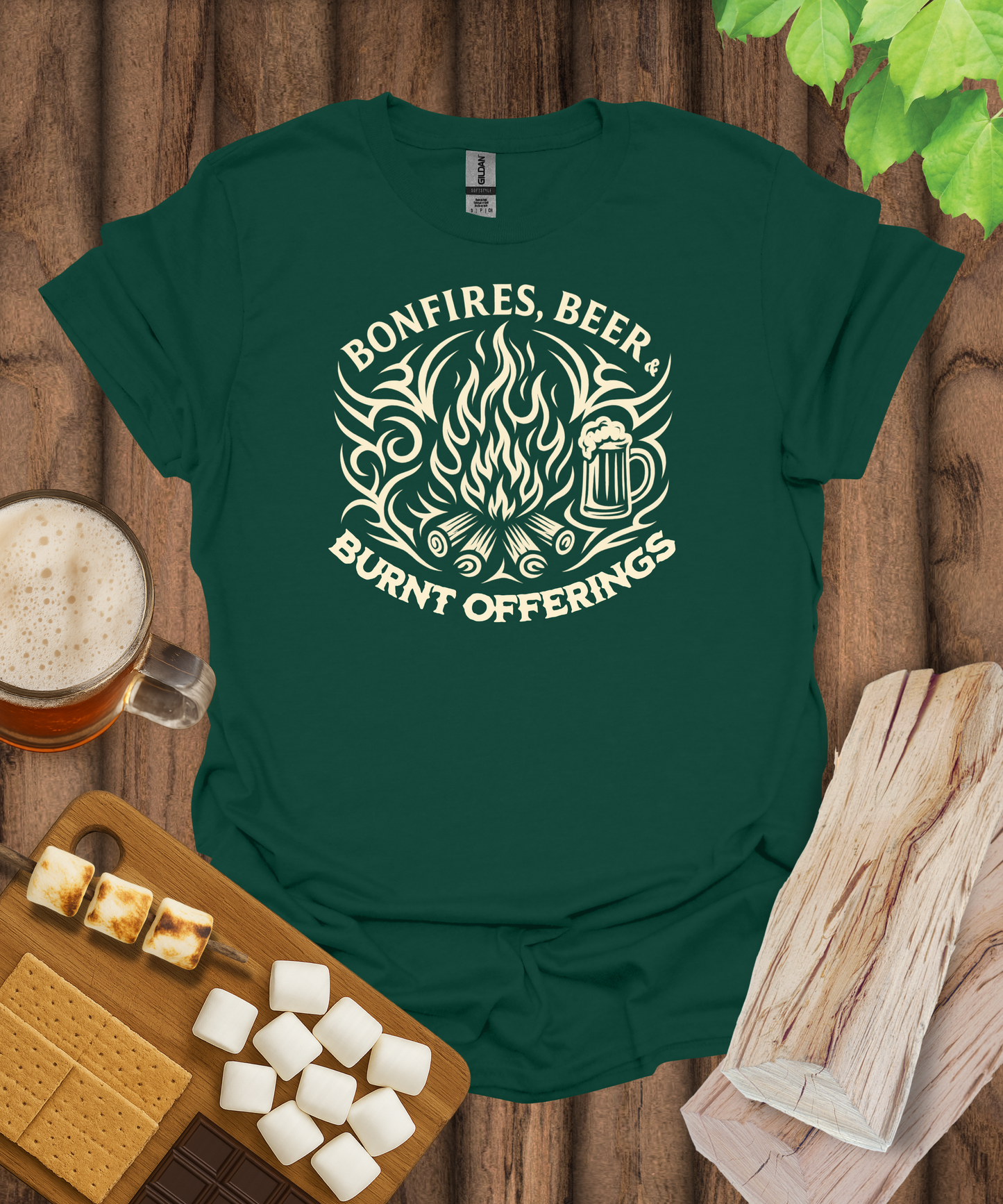 Bonfires, Beer & Burnt Offerings T-Shirt