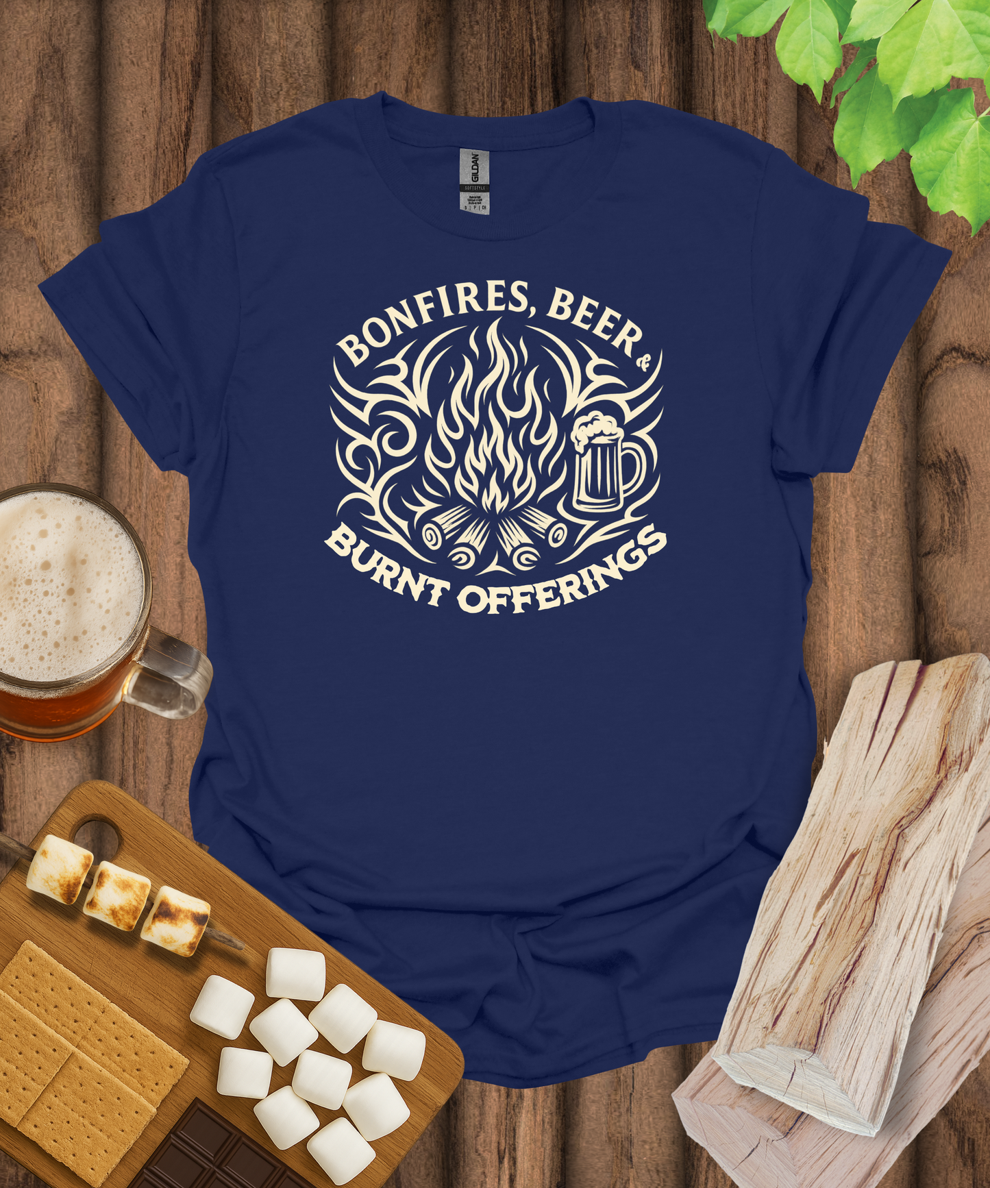 Bonfires, Beer & Burnt Offerings T-Shirt