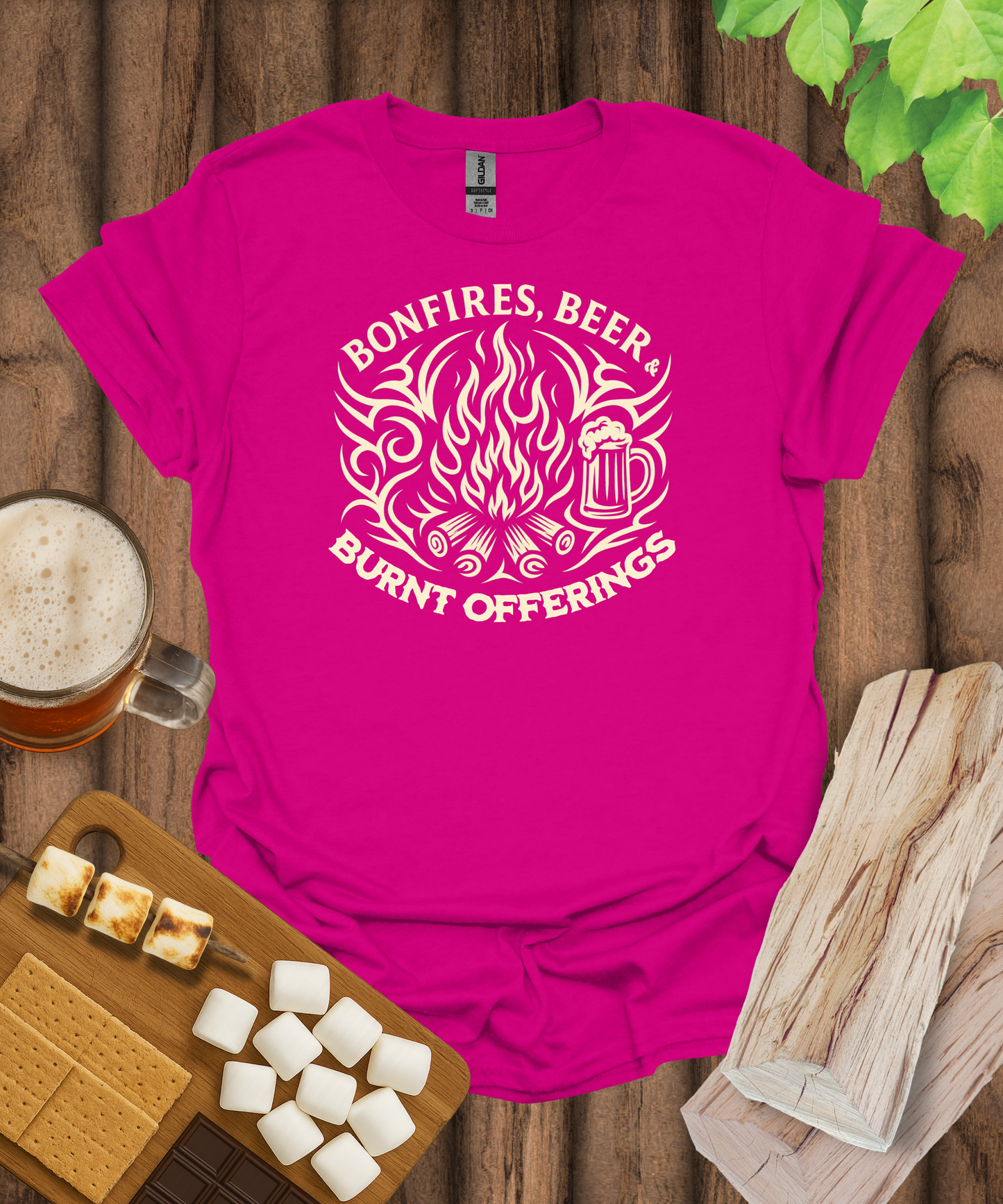 Bonfires, Beer & Burnt Offerings T-Shirt