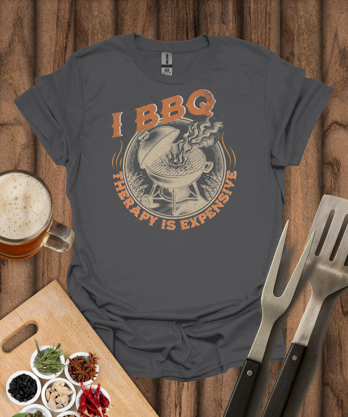 I BBQ Therapy Is Expensive T-Shirt