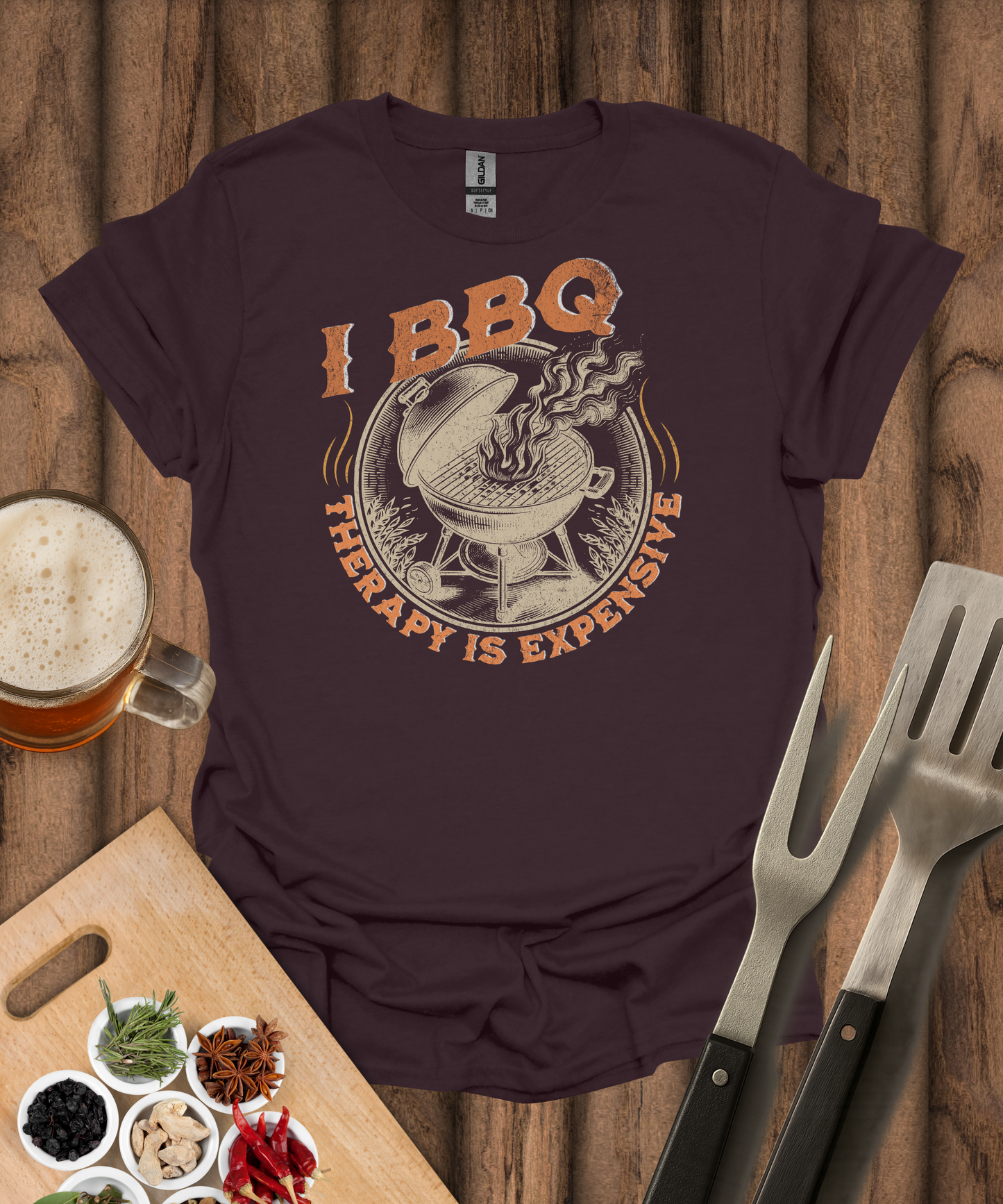 I BBQ Therapy Is Expensive T-Shirt