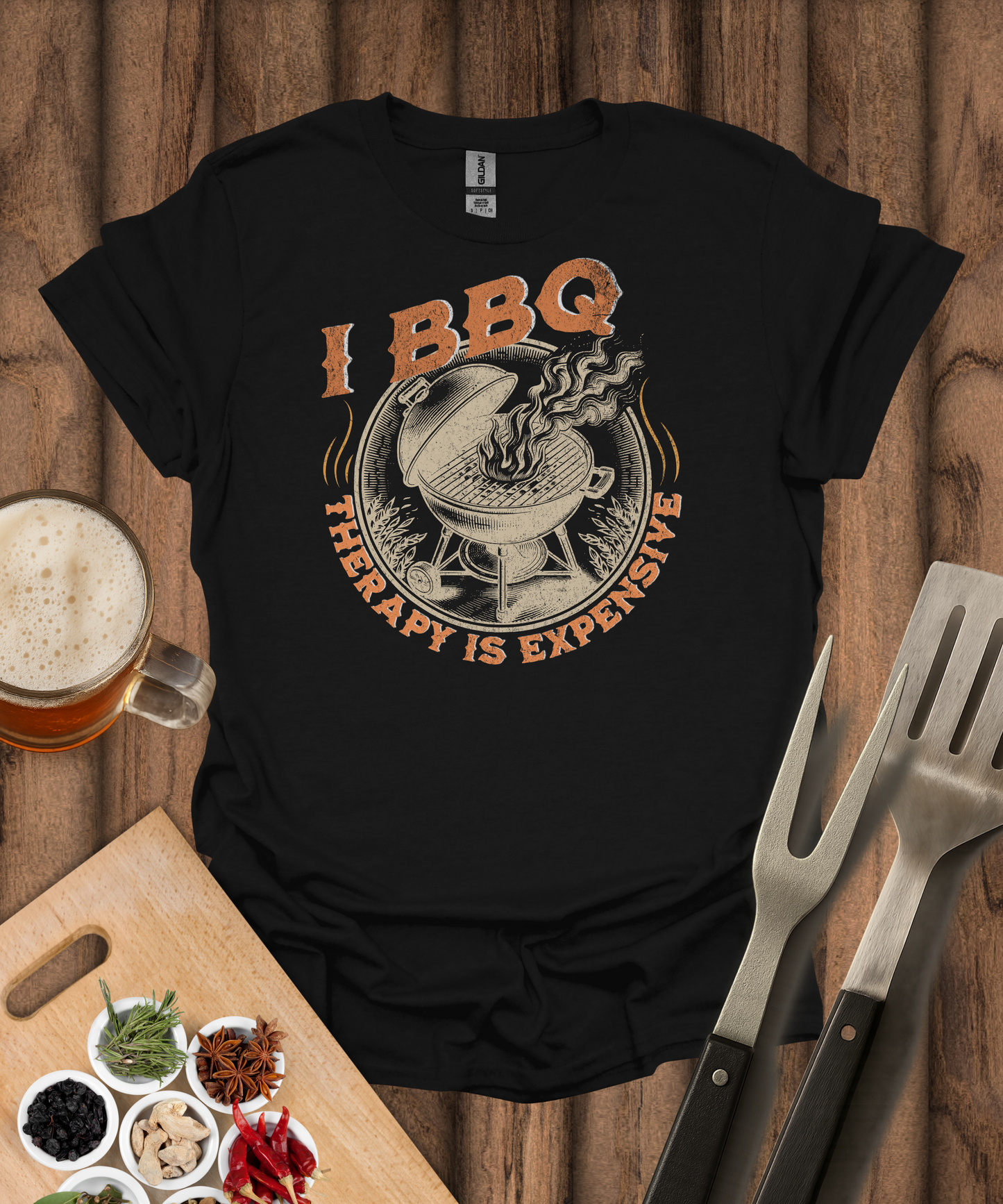 I BBQ Therapy Is Expensive T-Shirt