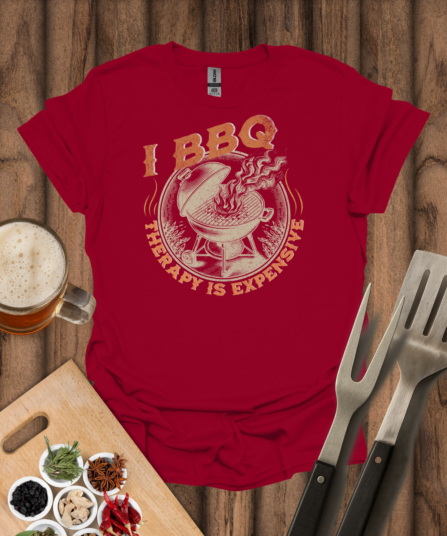I BBQ Therapy Is Expensive T-Shirt