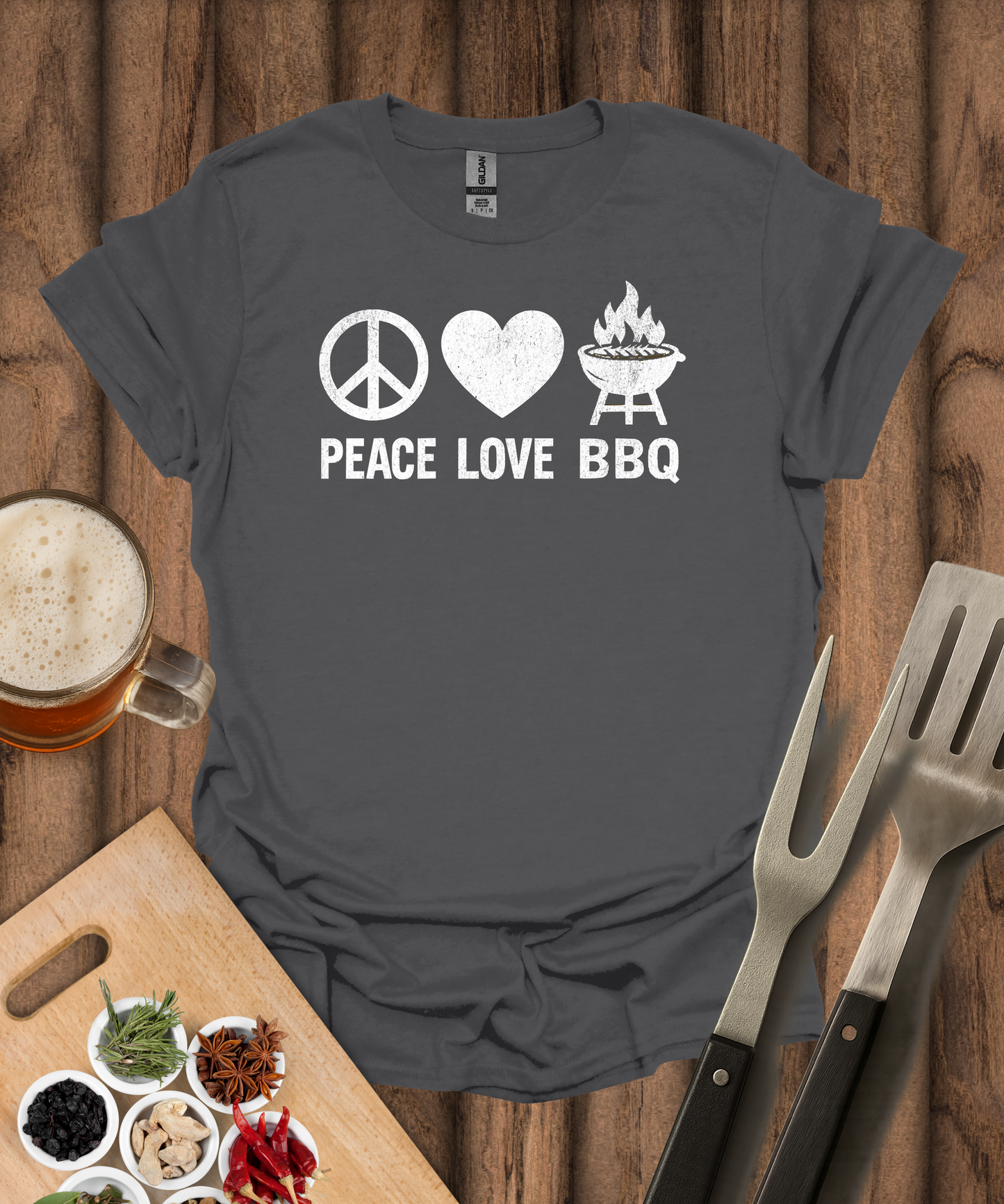 Peace Love BBQ T-Shirt
