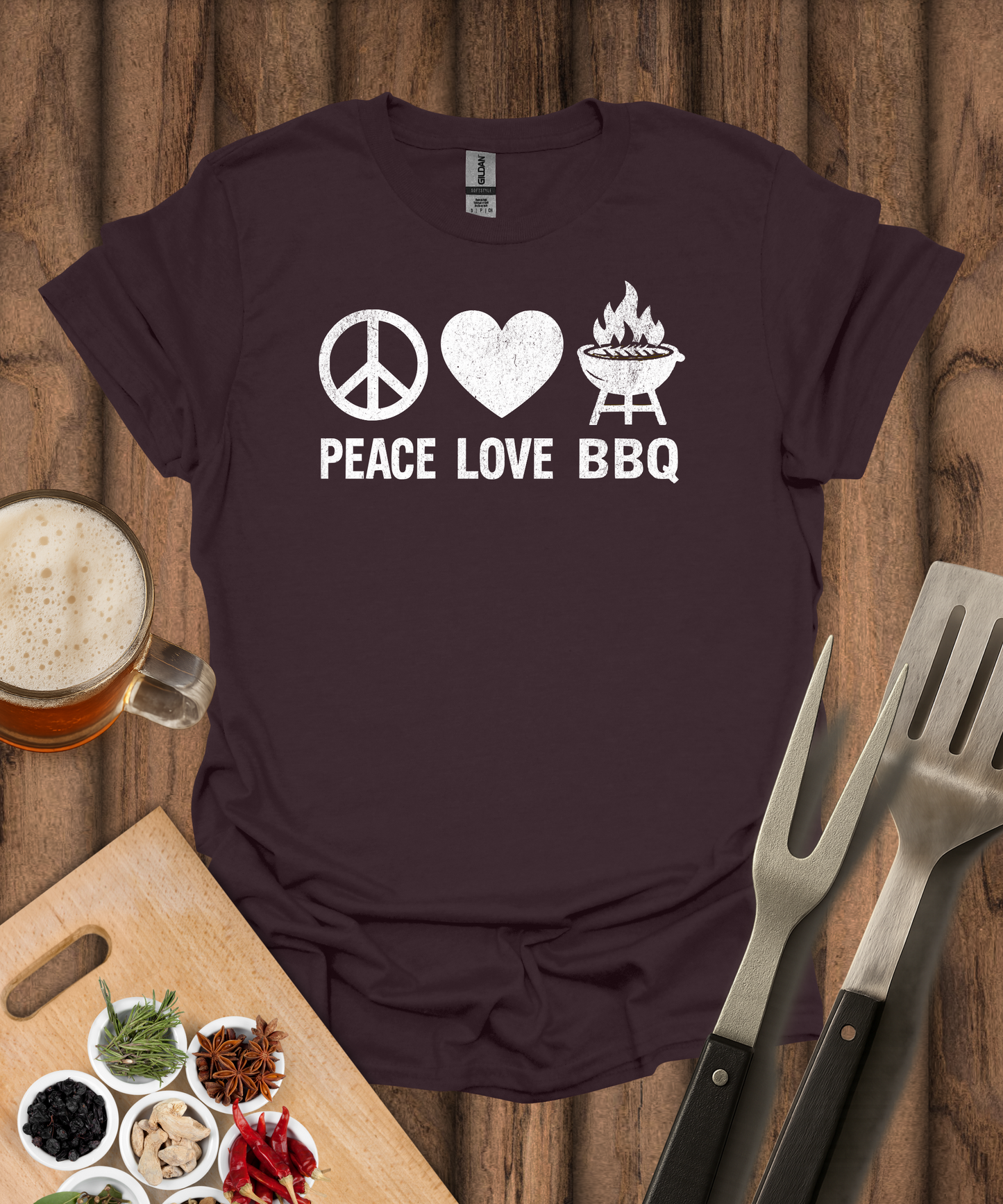 Peace Love BBQ T-Shirt