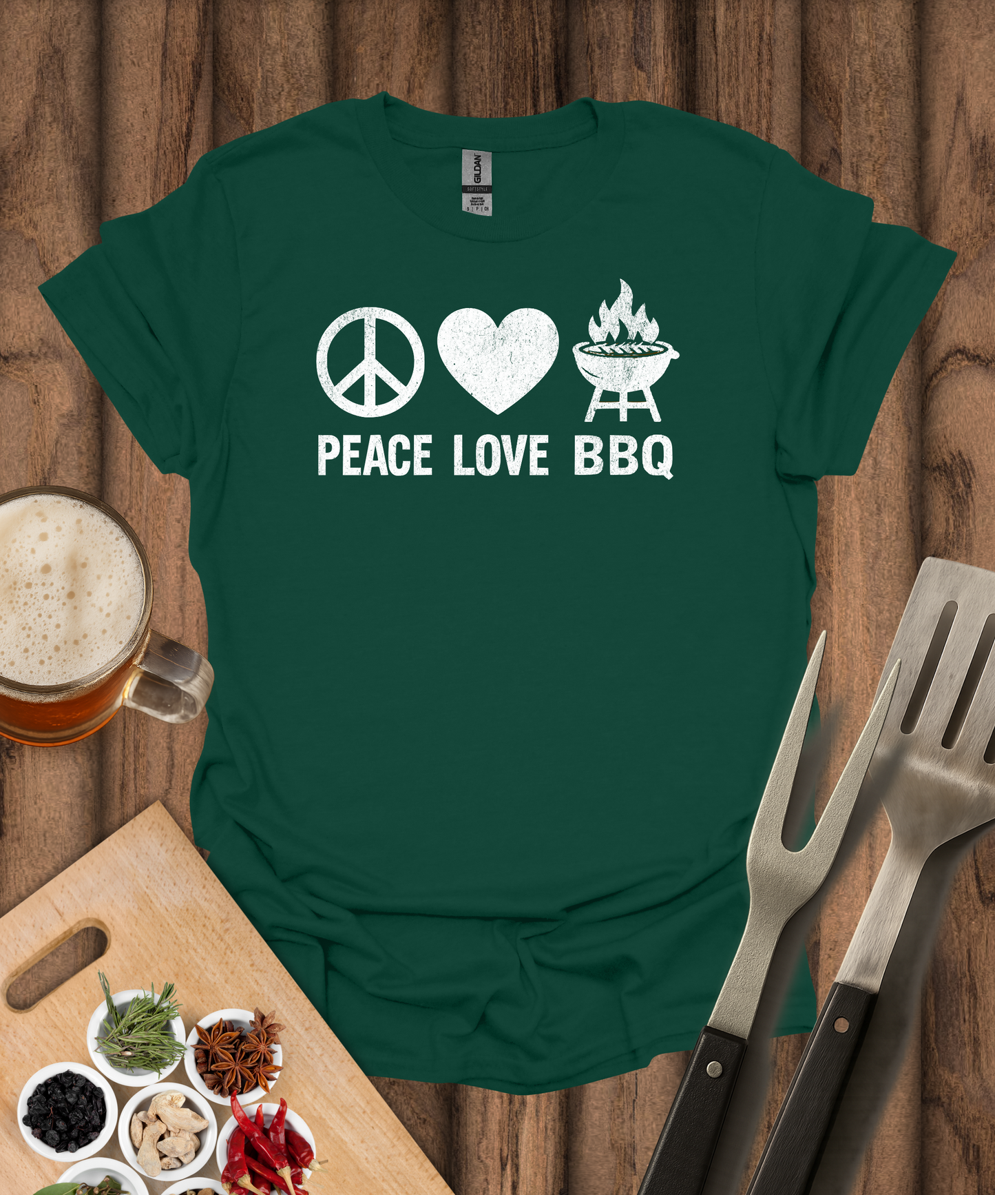 Peace Love BBQ T-Shirt