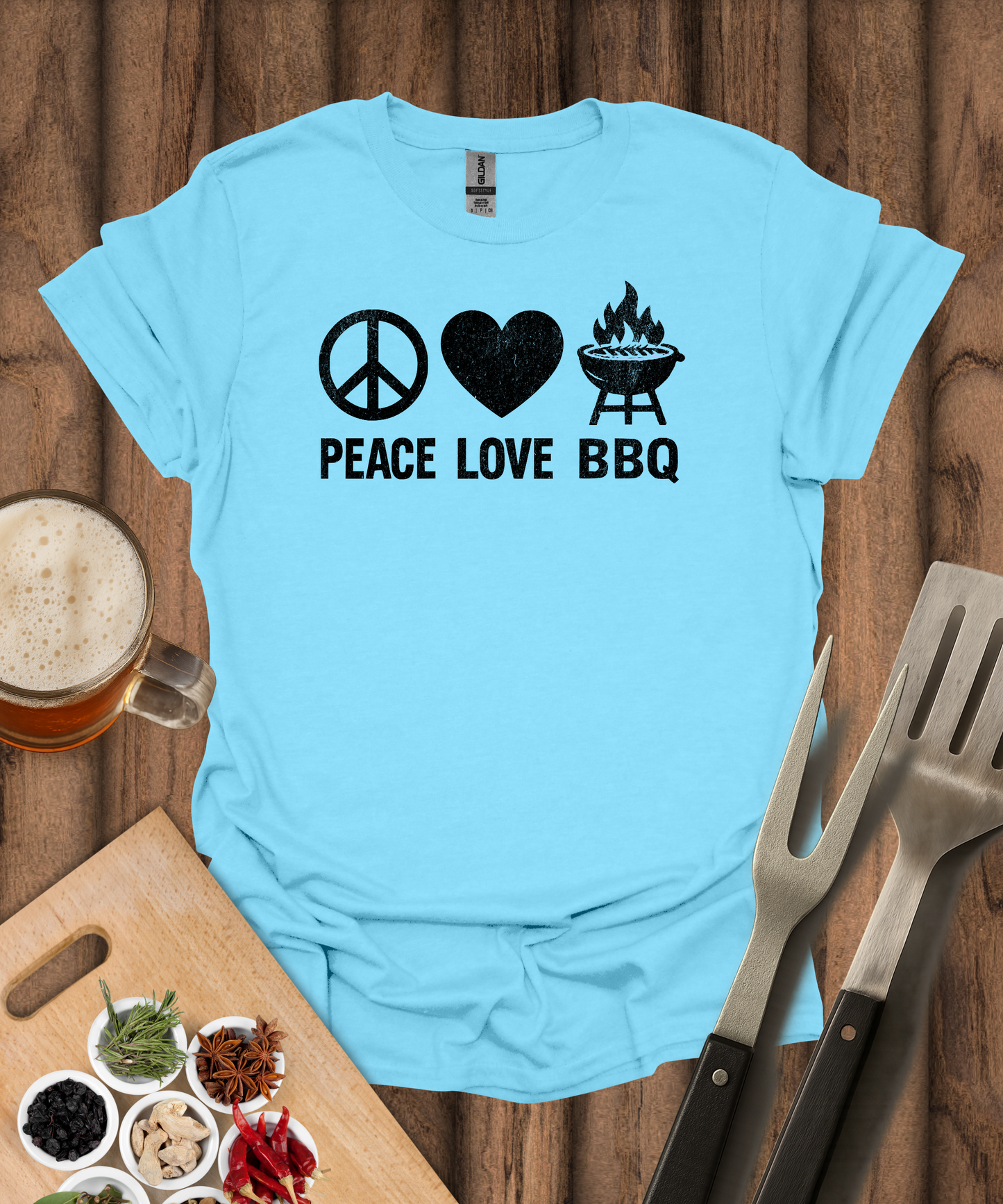 Peace Love BBQ T-Shirt