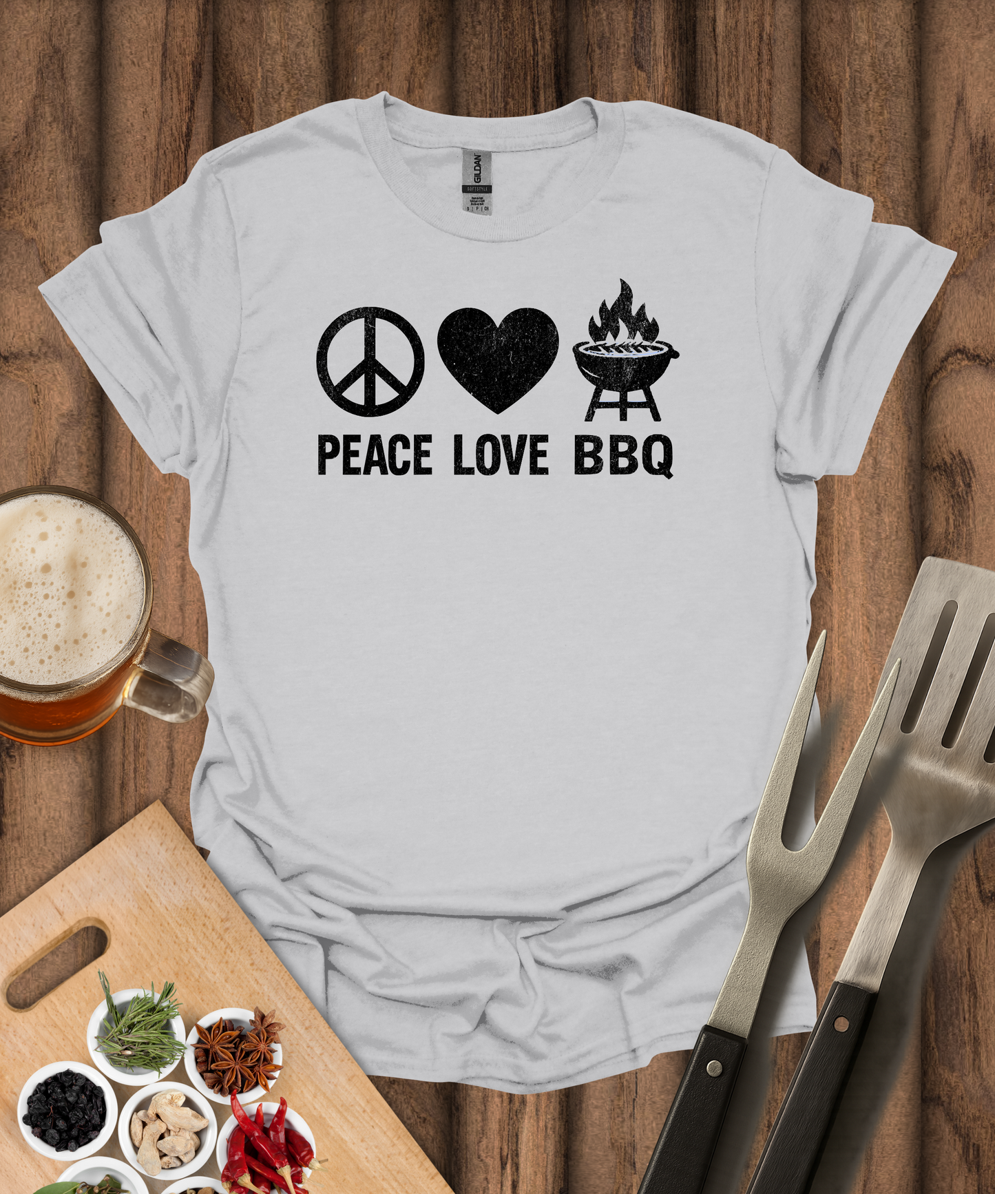 Peace Love BBQ T-Shirt