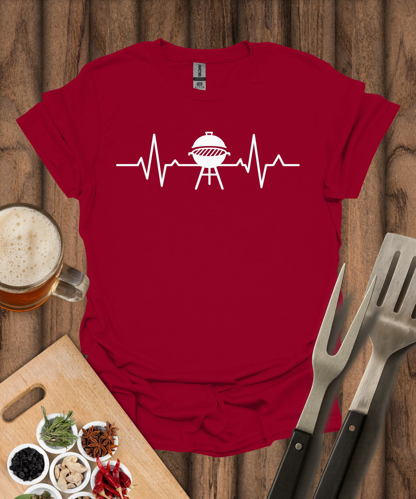 ECGrill Lover's Heartbeat T-Shirt