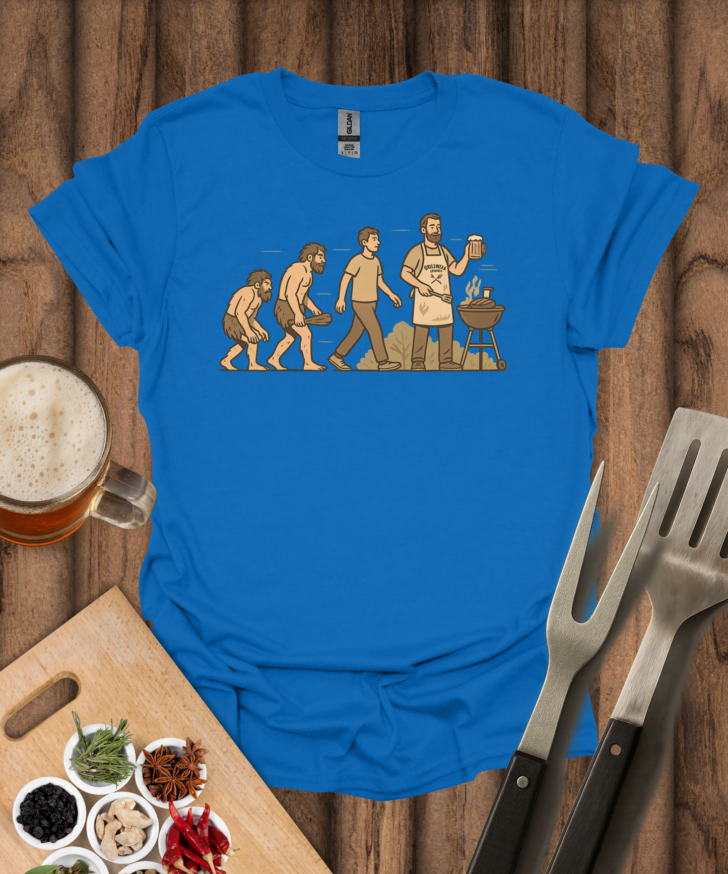 Evolution of the Grill Master T-Shirt