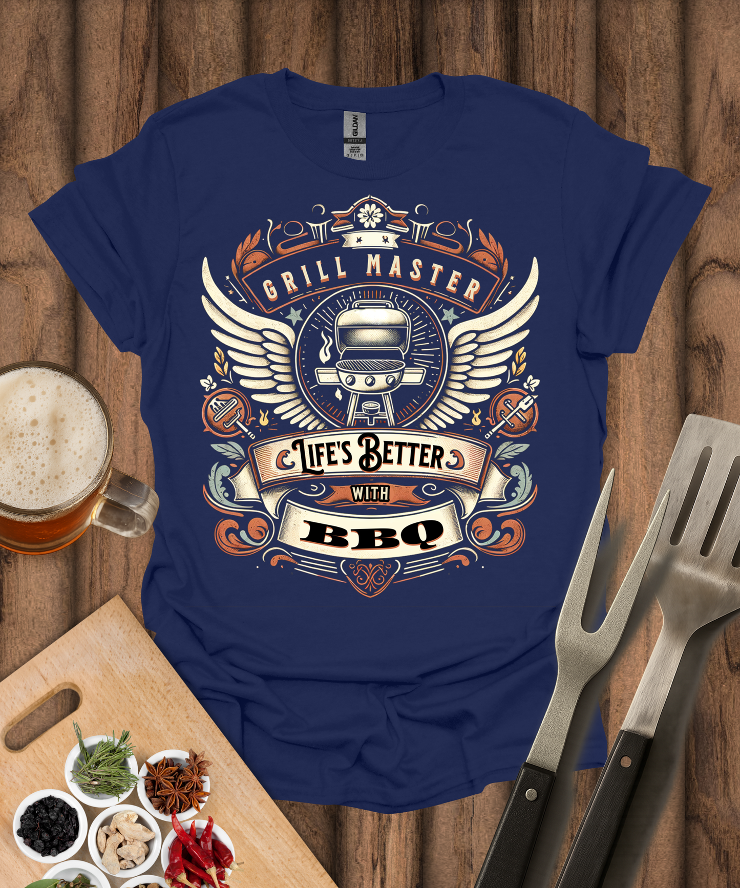 Grill Master Life's Better with BBQ T-Shirt