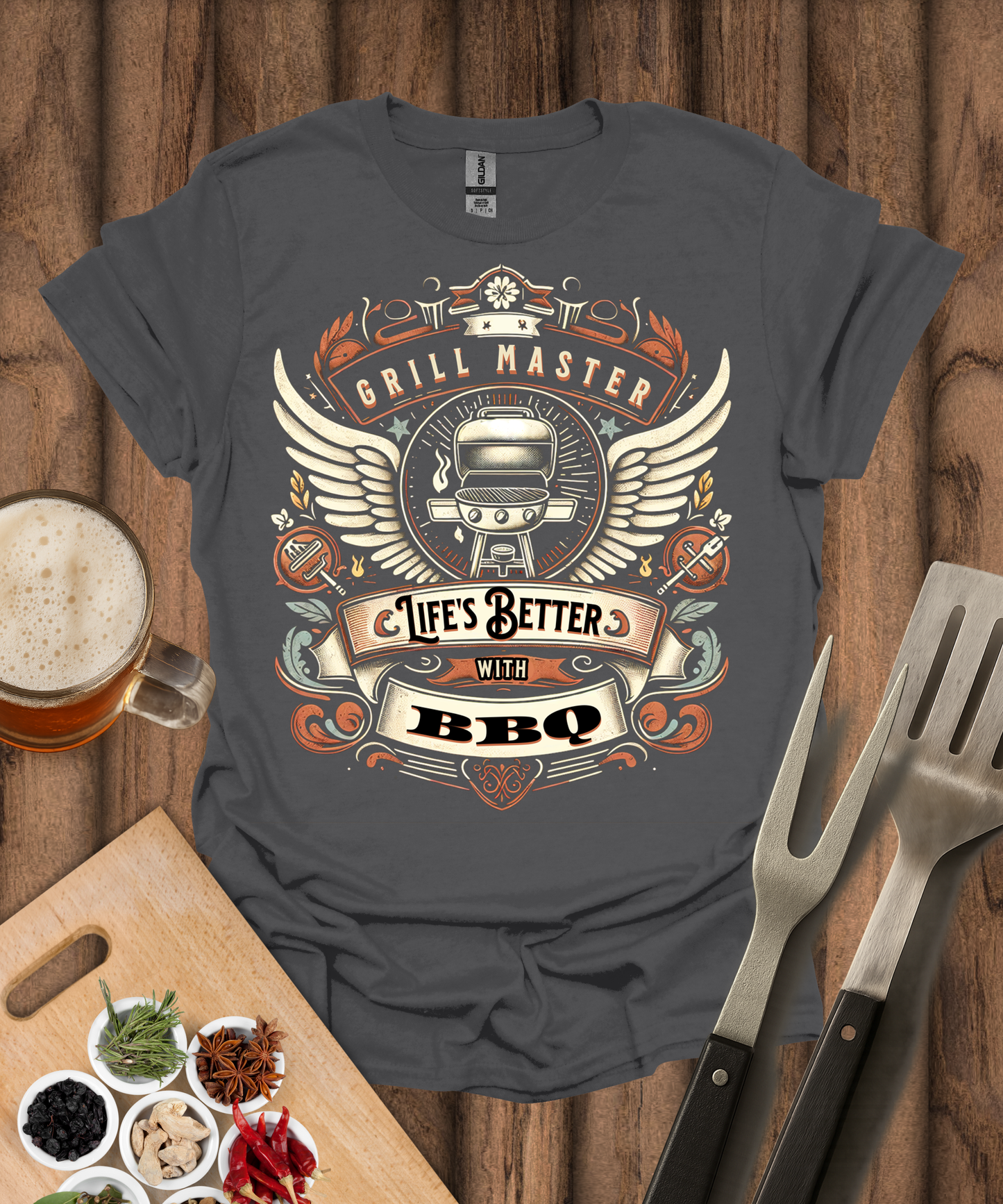 Grill Master Life's Better with BBQ T-Shirt