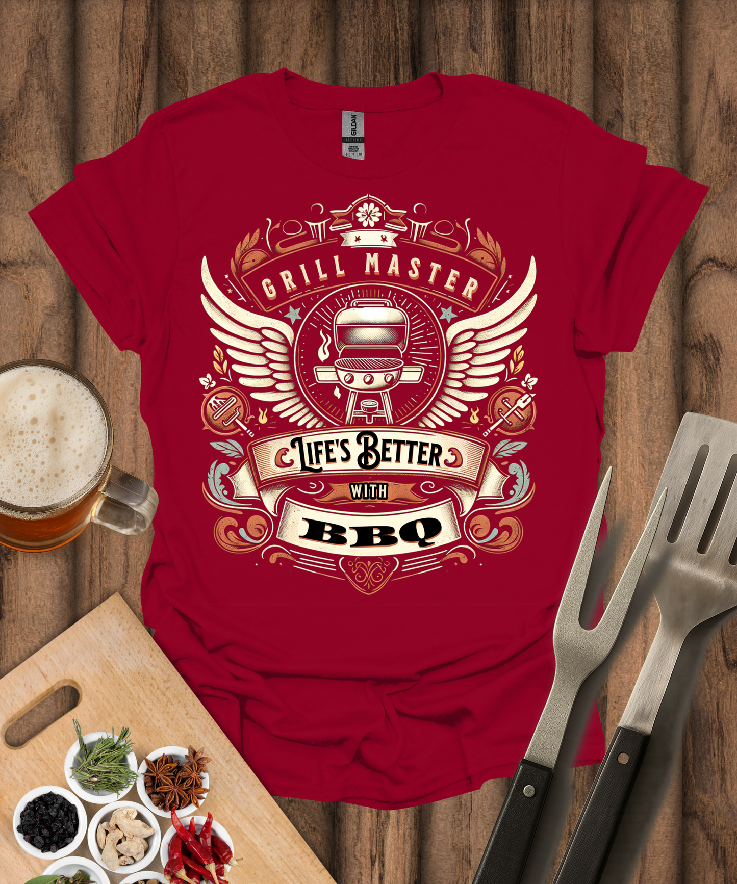 Grill Master Life's Better with BBQ T-Shirt