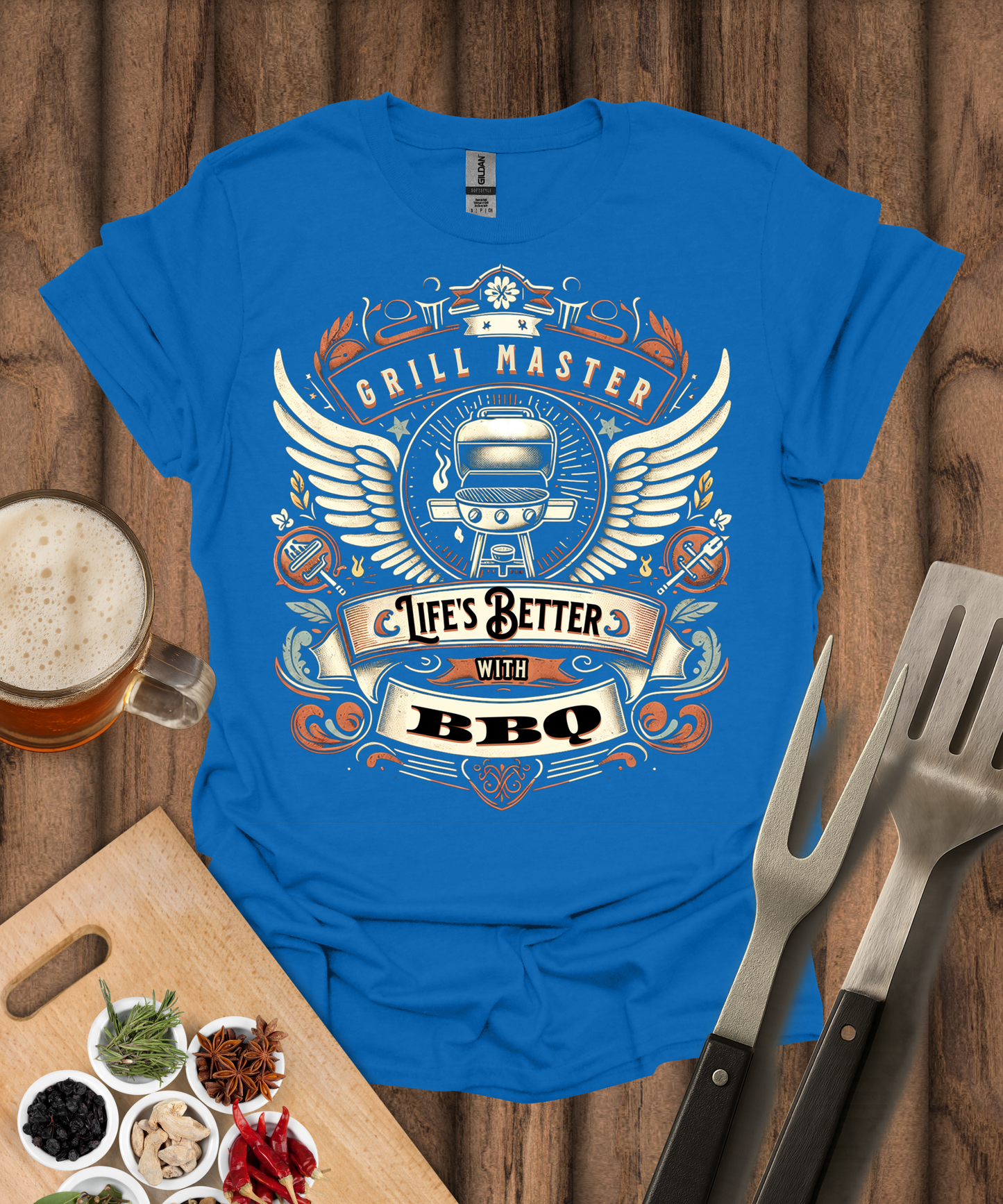 Grill Master Life's Better with BBQ T-Shirt
