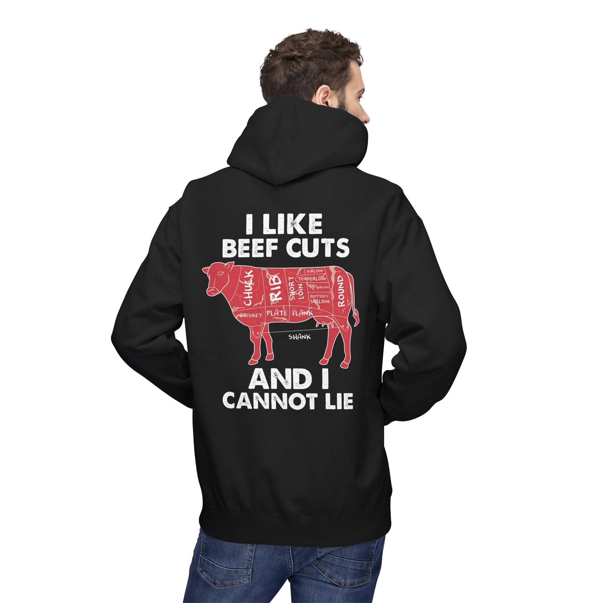 Printify Hoodie I Like Beef Cuts And I Cannot Lie Hoodie