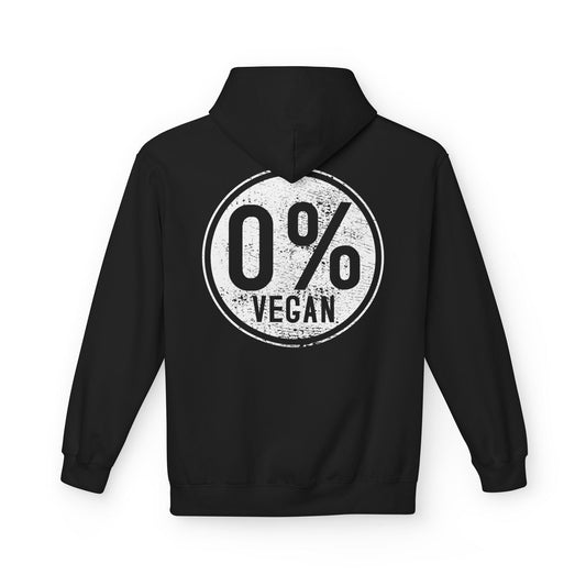 Printify Hoodie S / Black 0% Vegan Hoodie