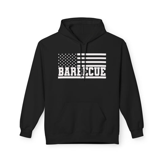 Printify Hoodie S / Black Barbecue American Flag Hoodie