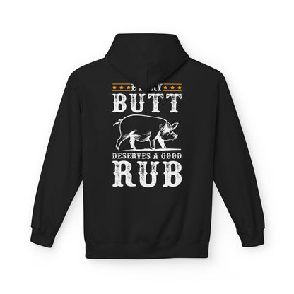 Printify Hoodie S / Black Every Butt Deserves a Good Rub Hoodie