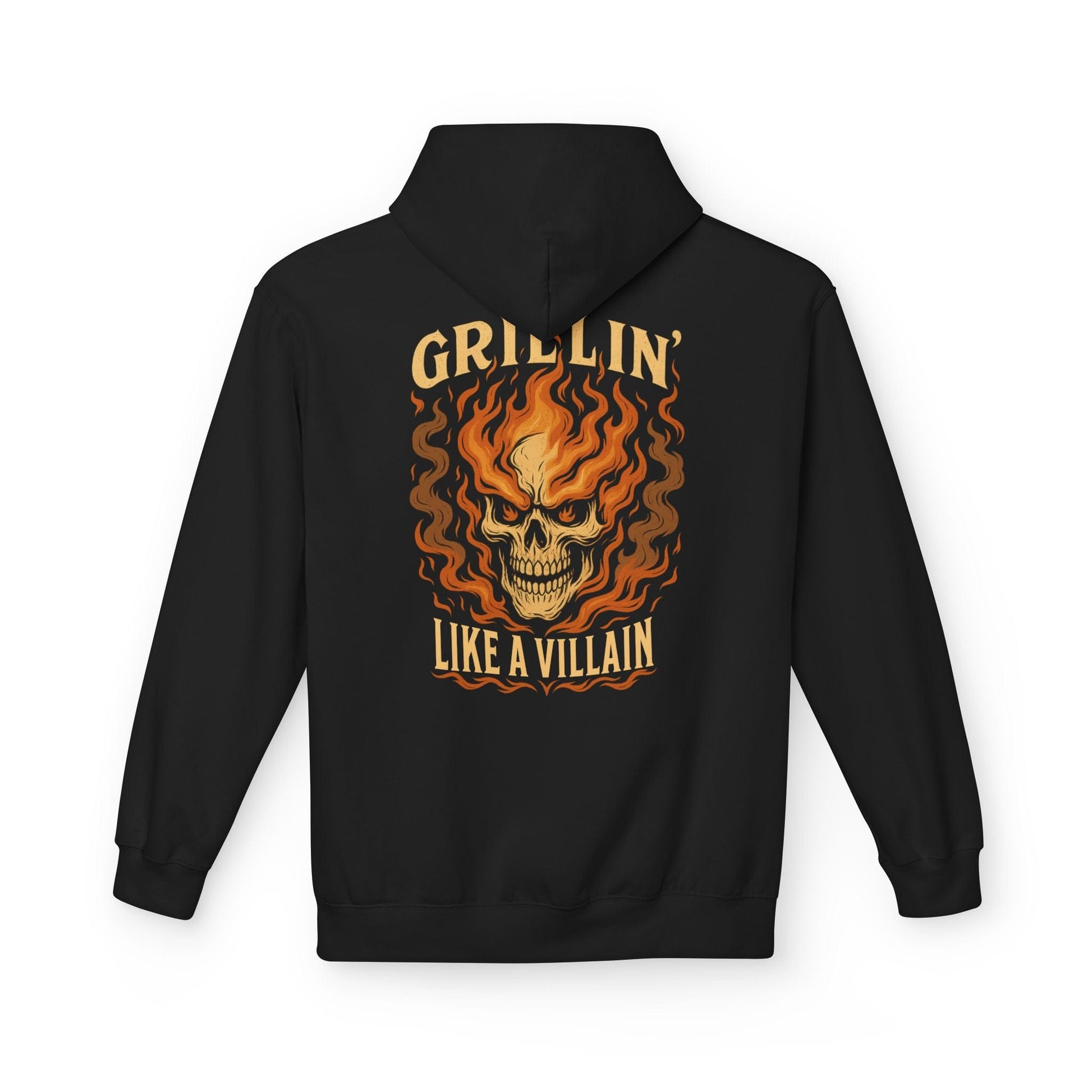 Printify Hoodie S / Black Grillin' Like a Villain Hoodie