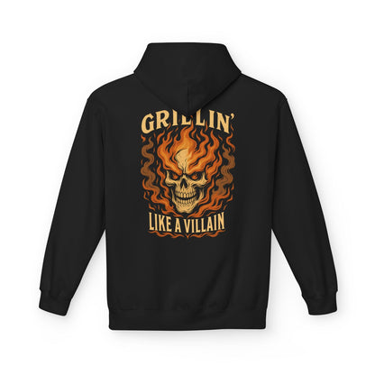 Printify Hoodie S / Black Grillin' Like a Villain Hoodie