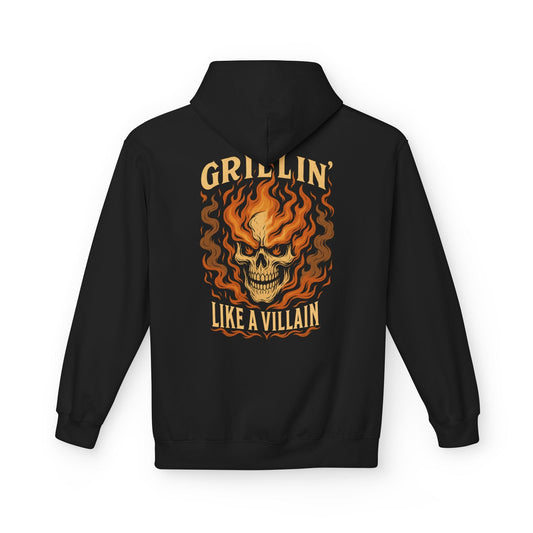 Printify Hoodie S / Black Grillin' Like a Villain Hoodie