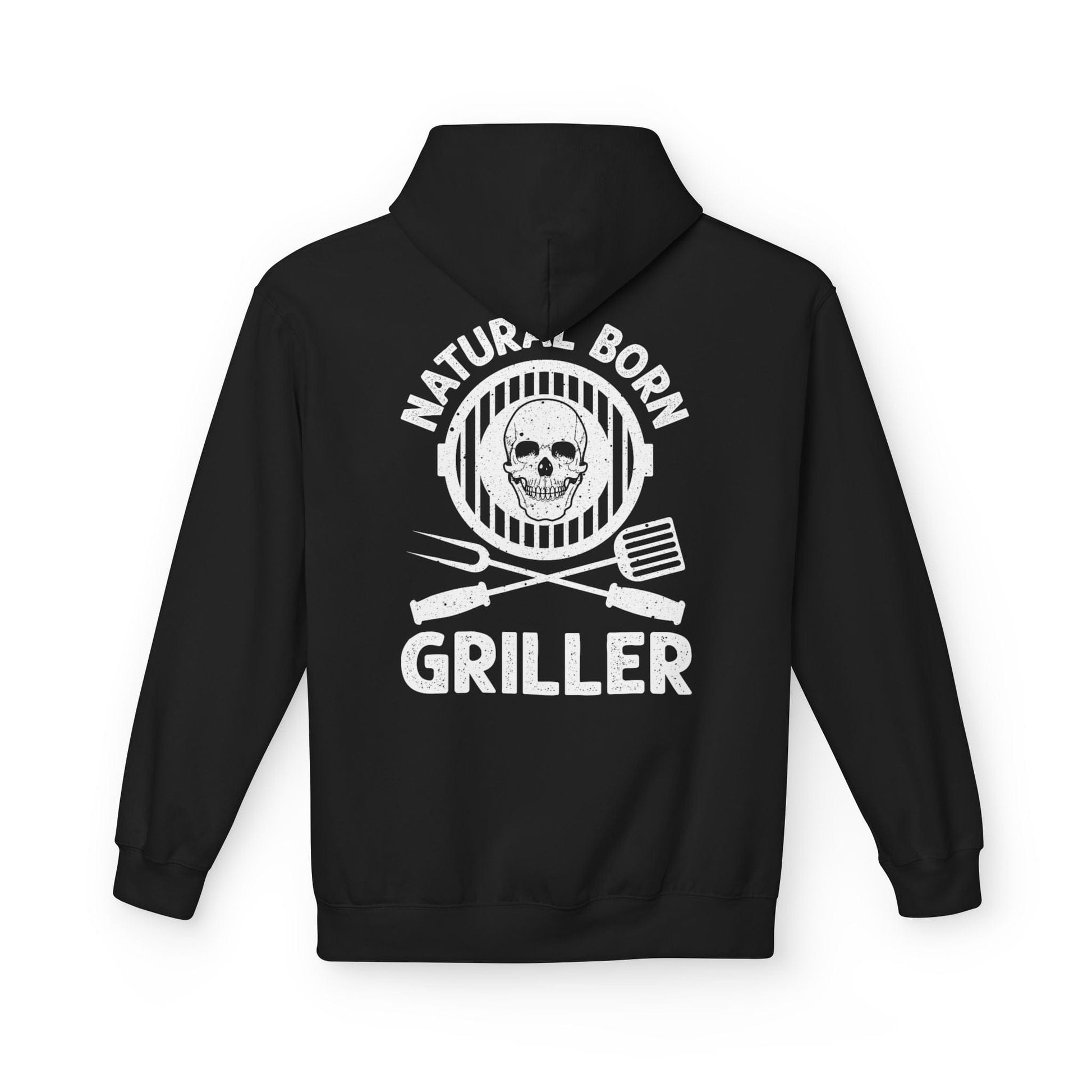 Printify Hoodie S / Black Natural Born Griller Hoodie
